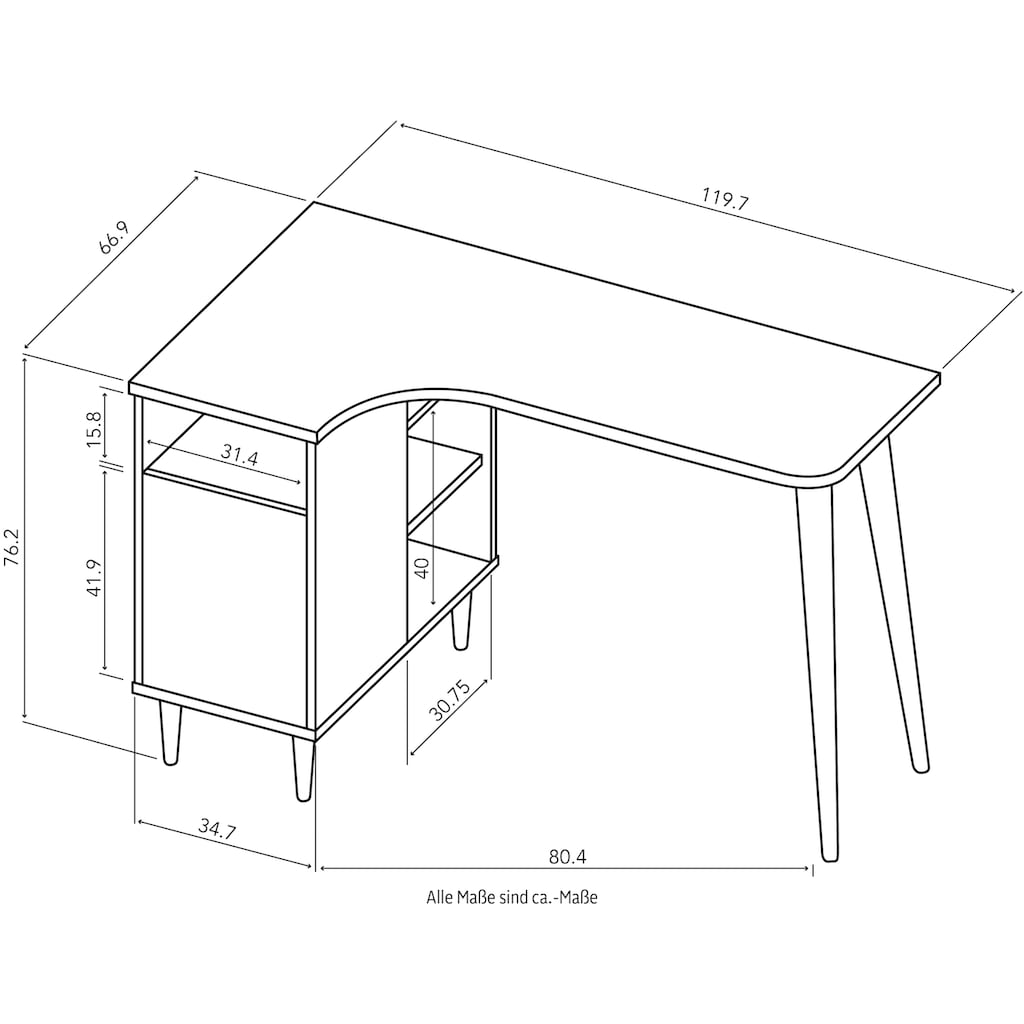 TemaHome Schreibtisch »NOOK«