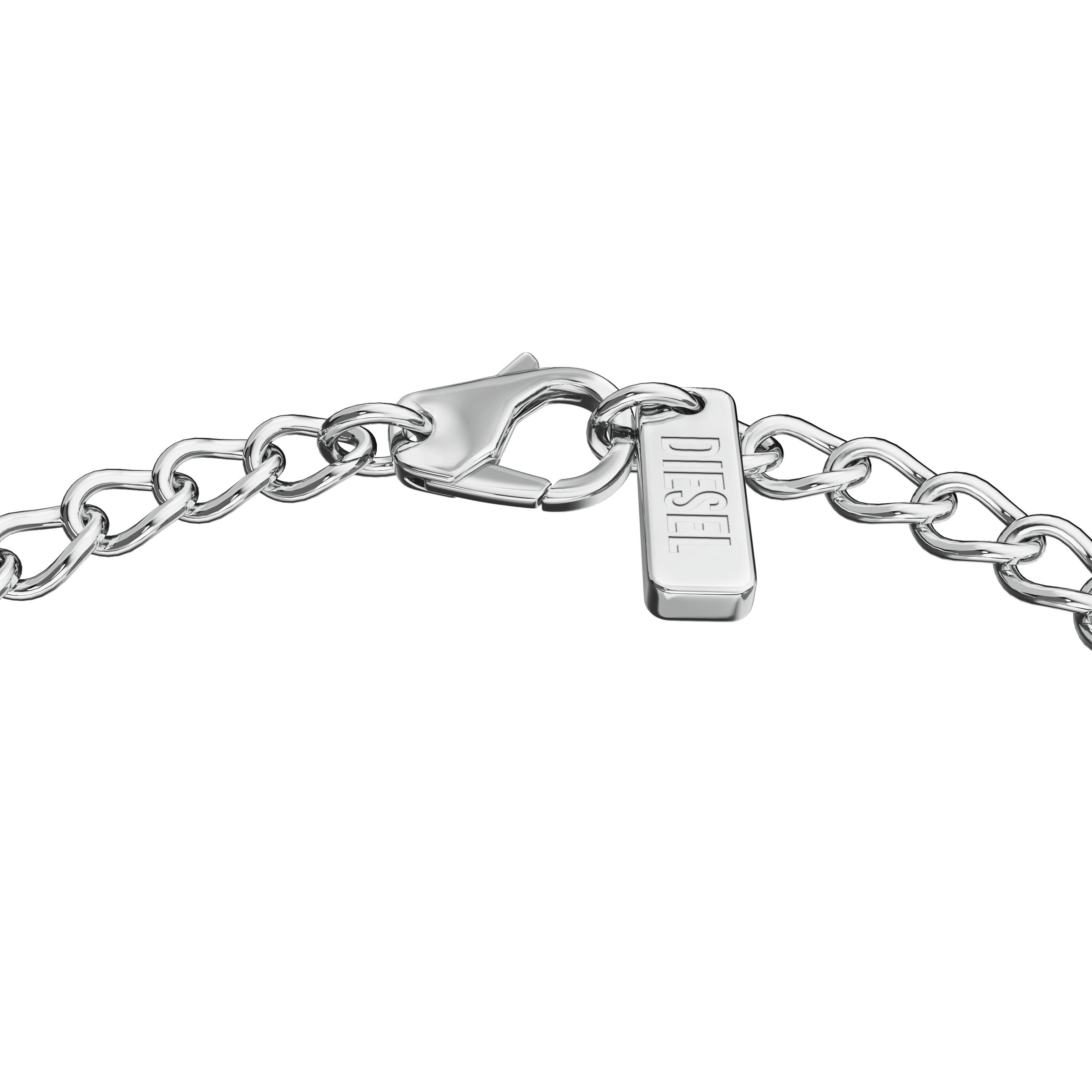 Diesel Armband »Schmuck Geschenk Edelstahl Armschmuck Armkette D Logo« Emaille
