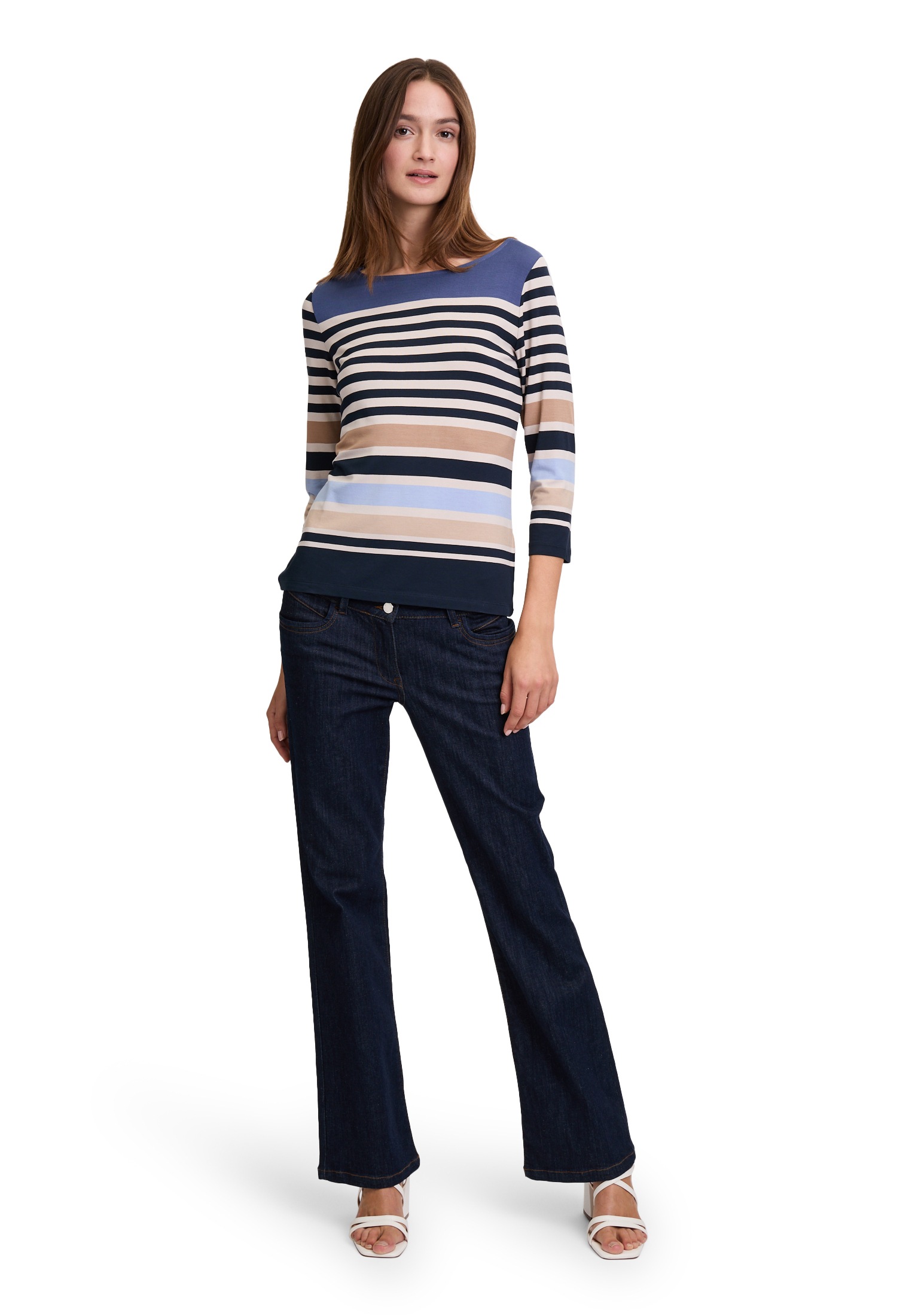 Betty Barclay 3/4-Arm-Shirt »Betty Barclay Basic Shirt mit U-Boot-Ausschnitt«, (1 tlg.), Druck