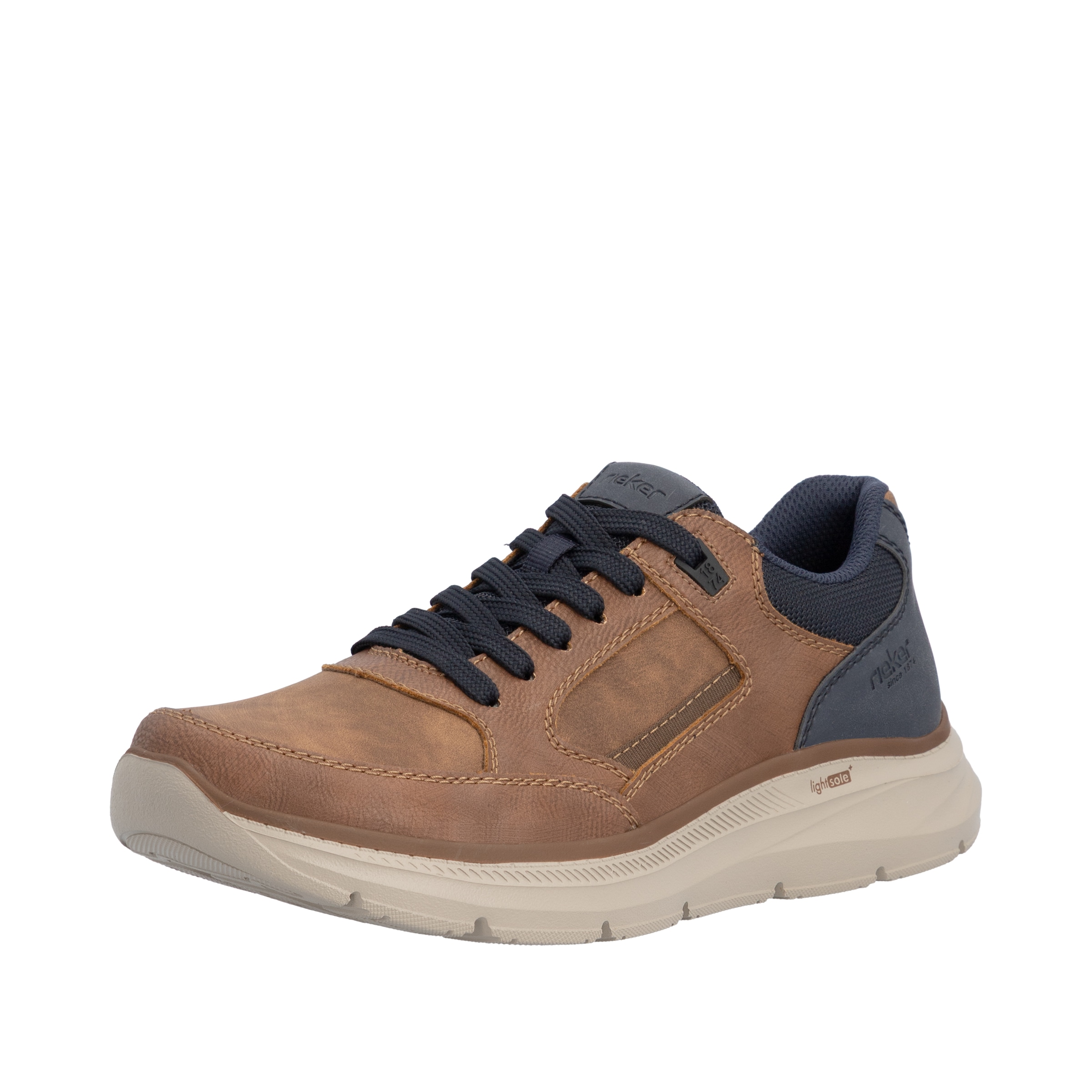 Rieker Sneaker  Schnürschuh, Halbschuh mit Kontrastbesatz, schmale Form