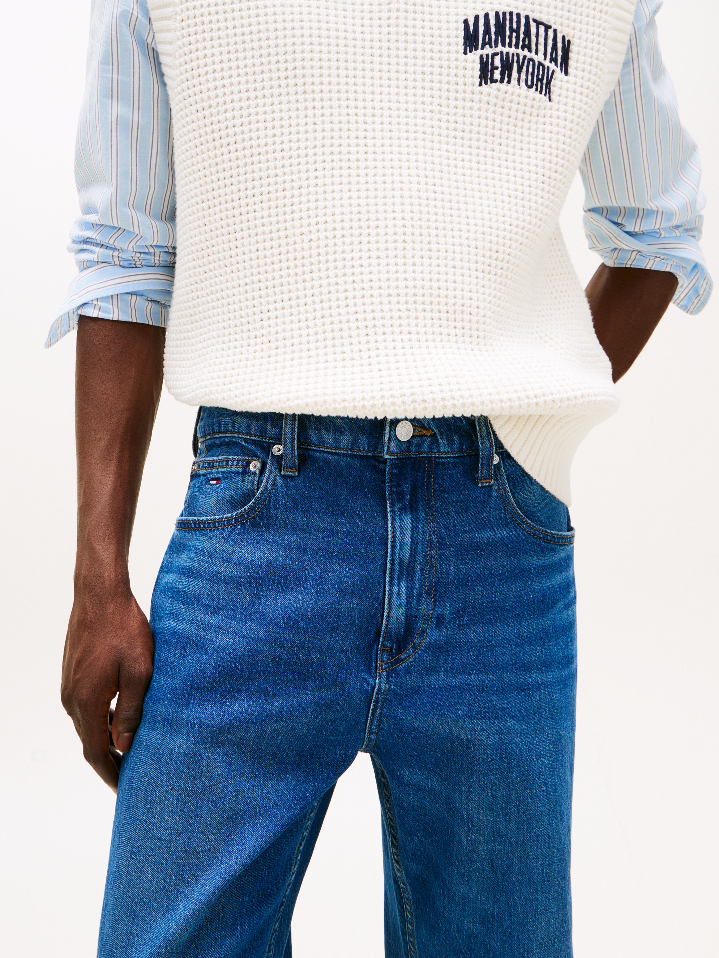 Tommy Jeans Regular-fit-Jeans »Otis Regular Straight«, Mit Gürtelschlaufen