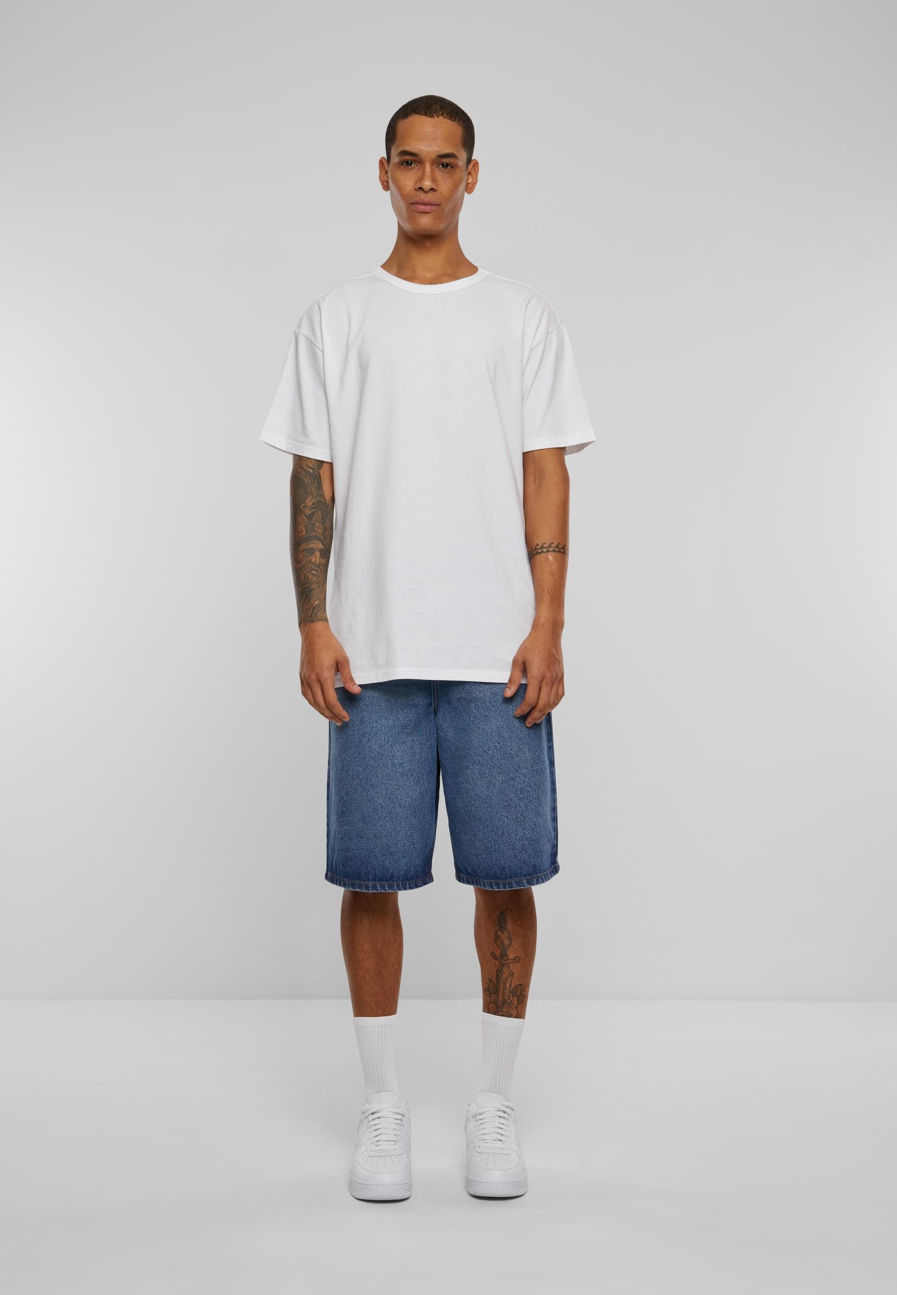 URBAN CLASSICS Shorts »Urban Classics Herren 90's Heavy Denim Shorts«, (1 tlg.)