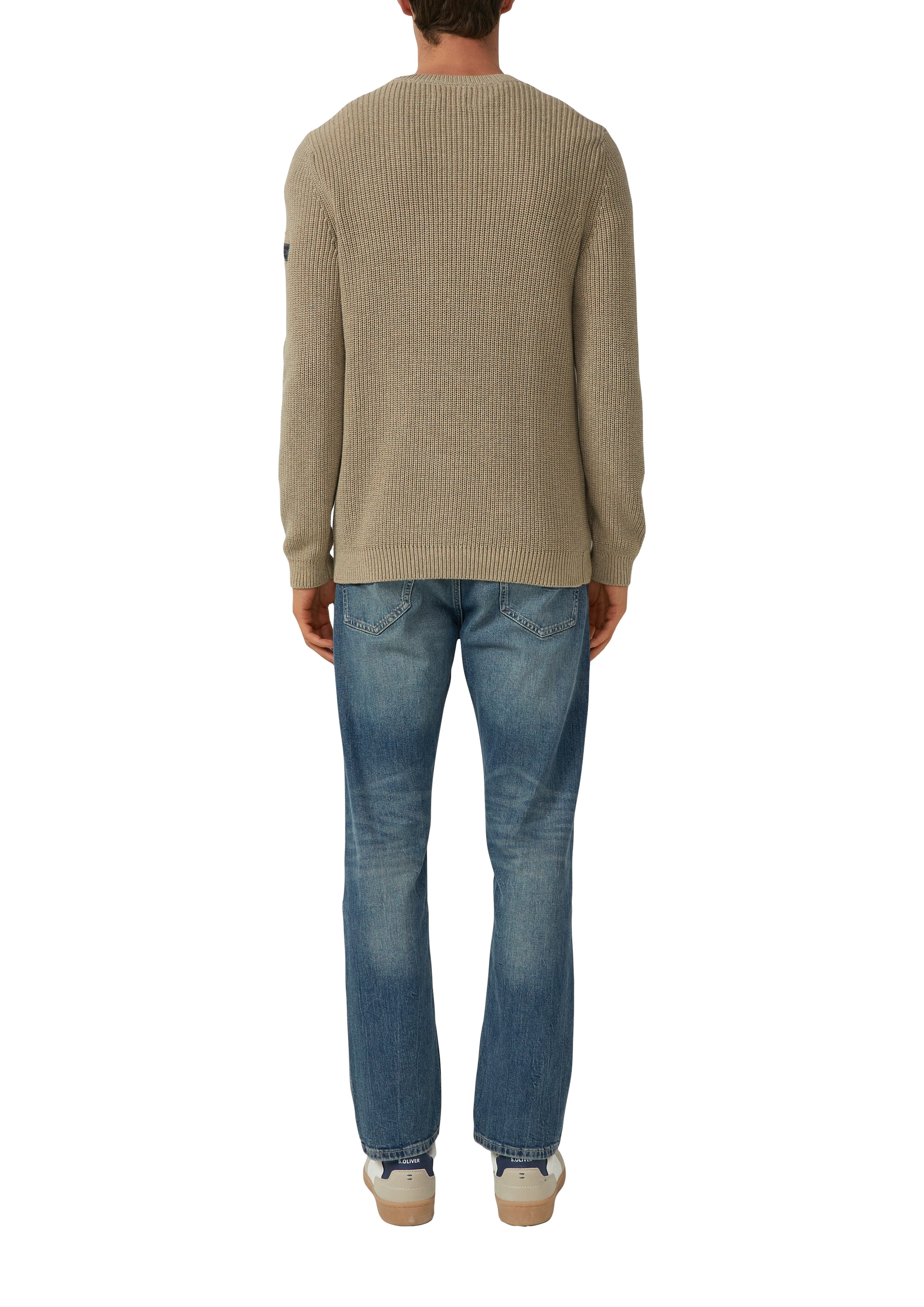 s.Oliver Strickpullover, mit Rippbündchen