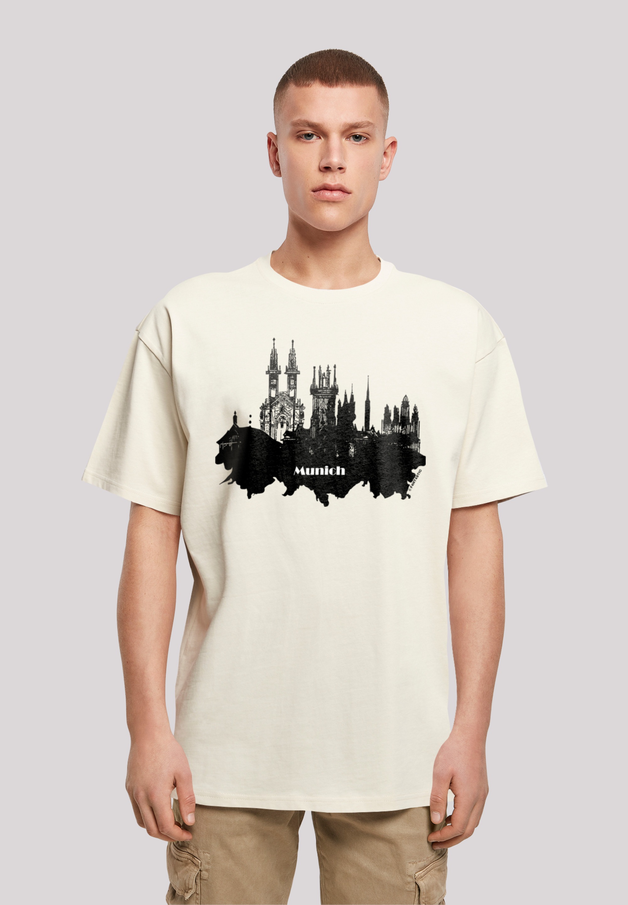 F4NT4STIC T-Shirt "Cities Collection - Munich skyline" Print günstig online kaufen