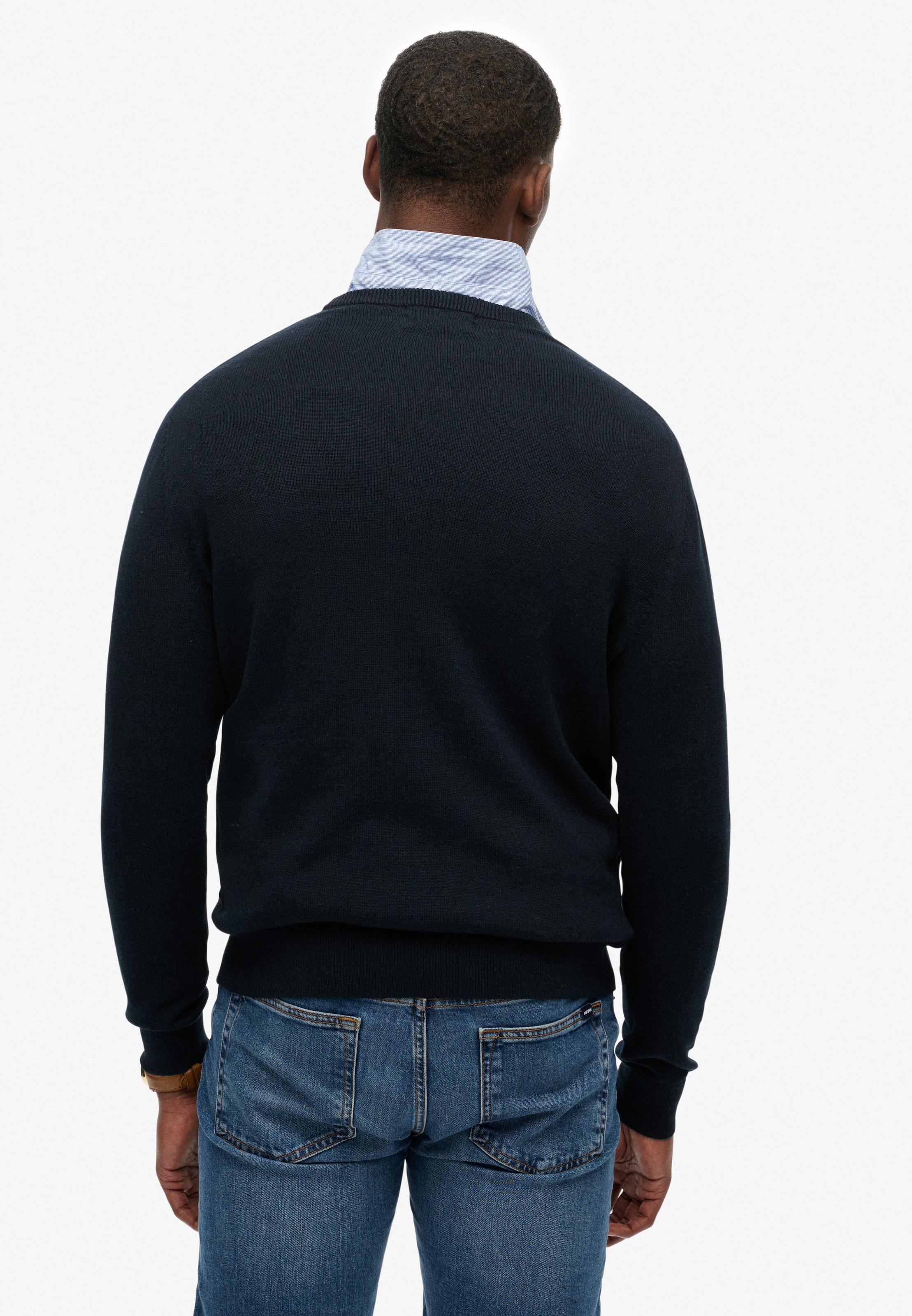 Superdry Strickpullover "ESSENTIALS COTTON JUMPER" günstig online kaufen