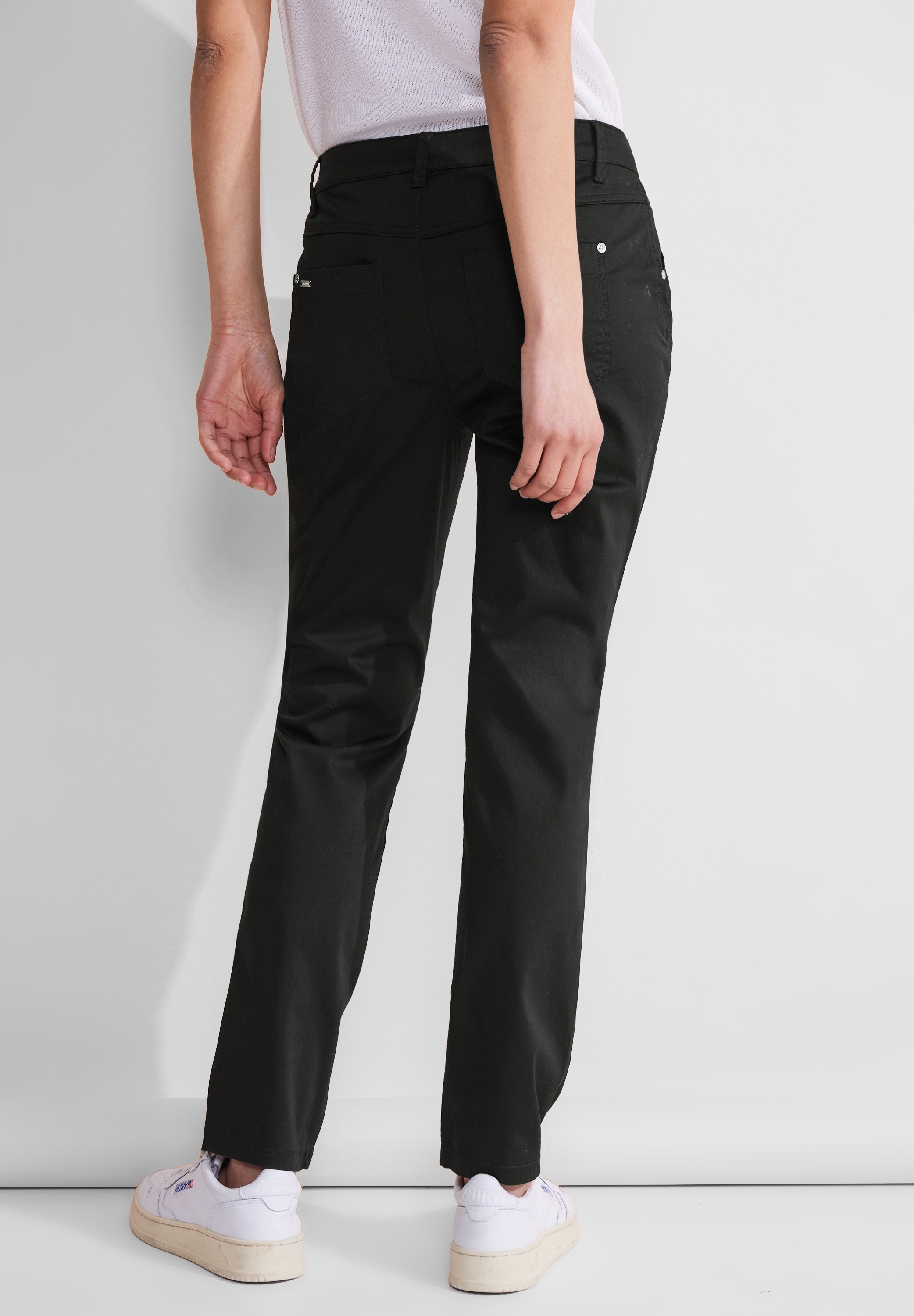 STREET ONE Röhrenhose, Middle Waist