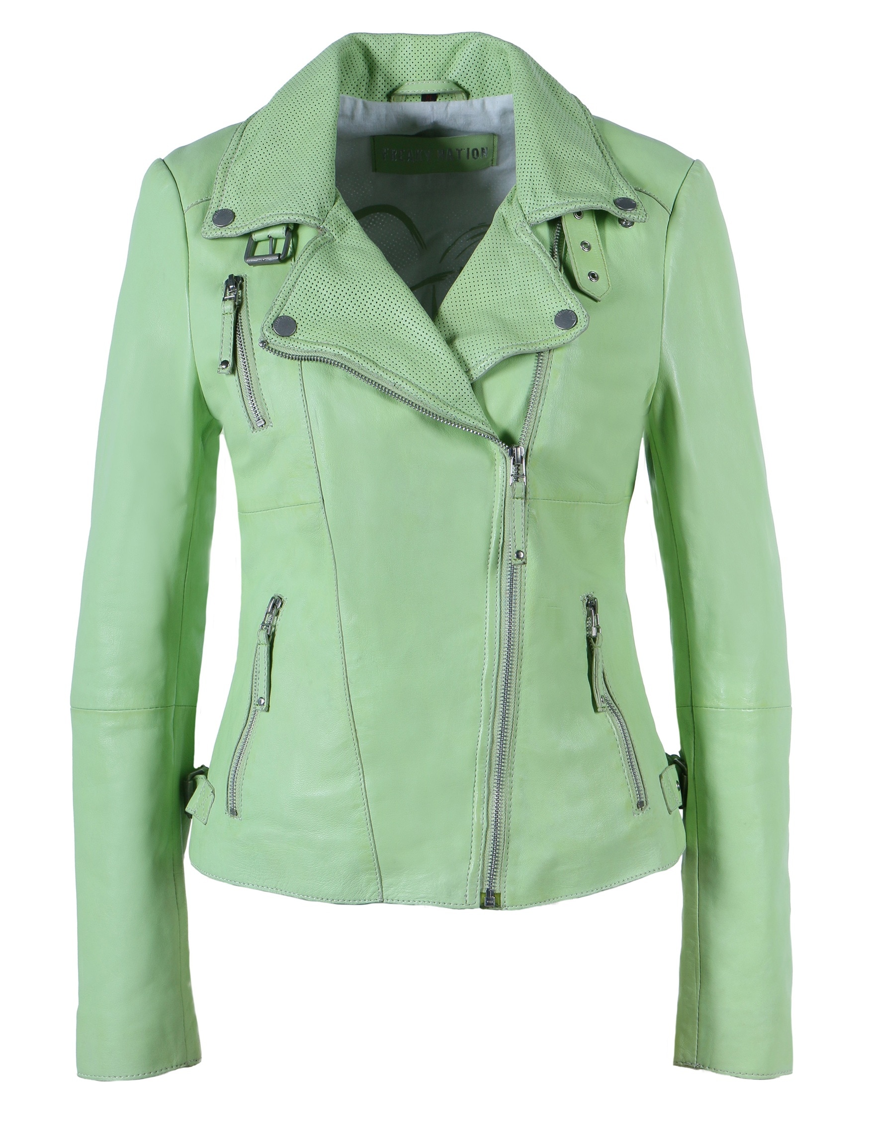 Freaky Nation Lederjacke "Light Biker Princess-FN" günstig online kaufen