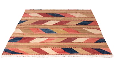 Wollteppich »Kelim - Old - 130 x 110 cm - mehrfarbig«, rechteckig