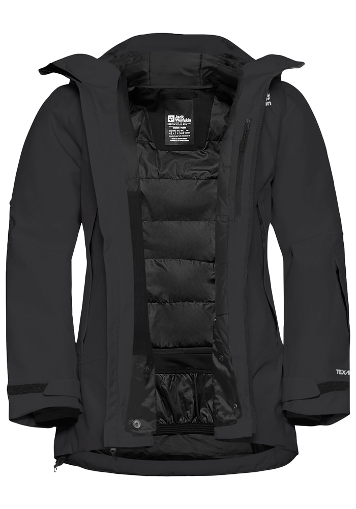 Jack Wolfskin Skijacke »FLOWLINE PRO 2L INS JKT W«, mit Kapuze