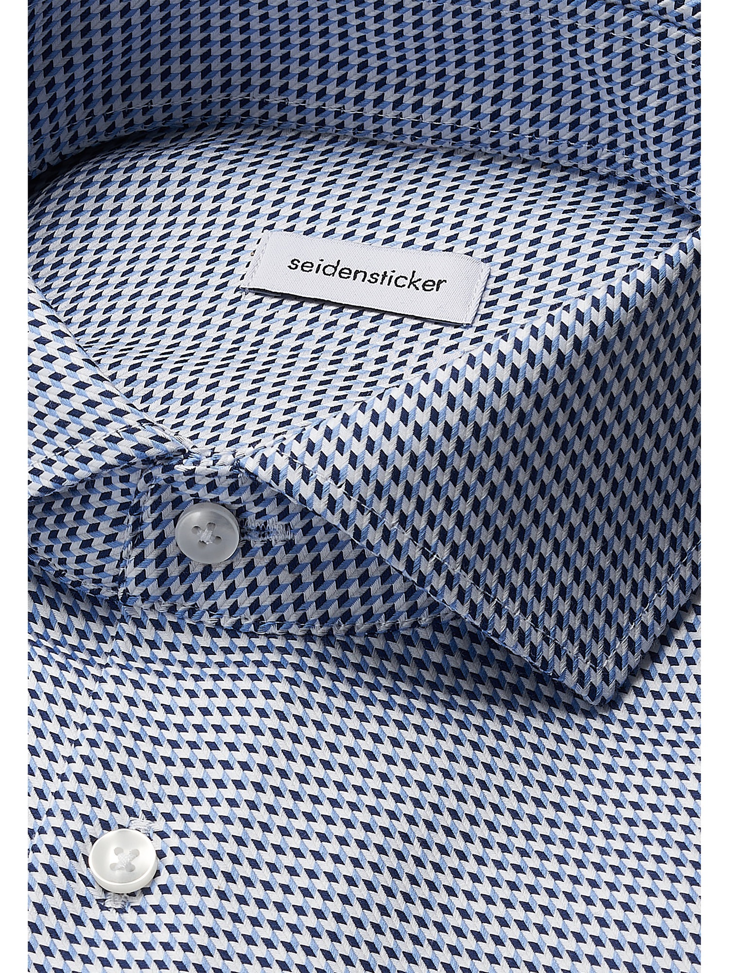 seidensticker Businesshemd »Schwarze Rose«, Comfort 1/1 Kentkragen Pepita