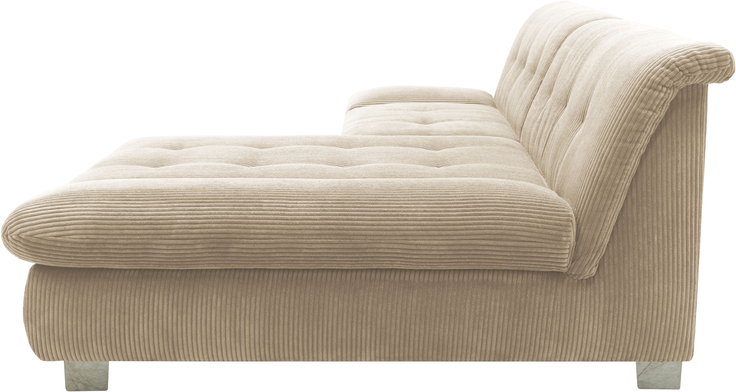 DOMO collection Ecksofa »100031 kompakte Stellmaße, komfortabel und bequem, L-Form«, wahlweise mit Bettfunktion und Armteilverstellung. Breite 234cm