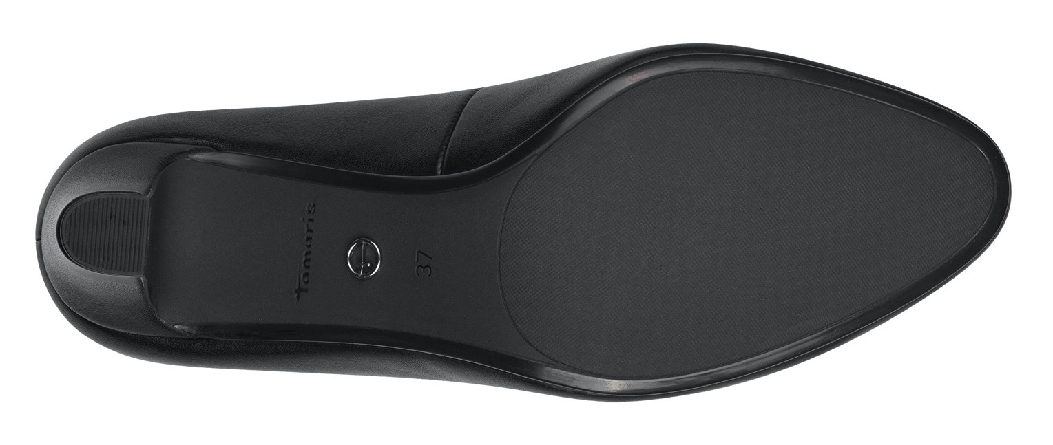 Tamaris Pumps, Tricherabsatz, Festtagsschuh, Abendschuh in klassischer Optik
