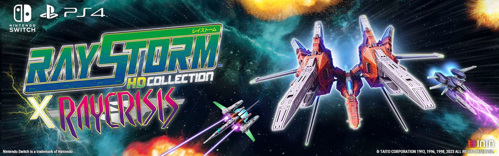ININ Games Spielesoftware »RayStorm X RayCrisis HD Collection - Playstation 4«, PlayStation 4
