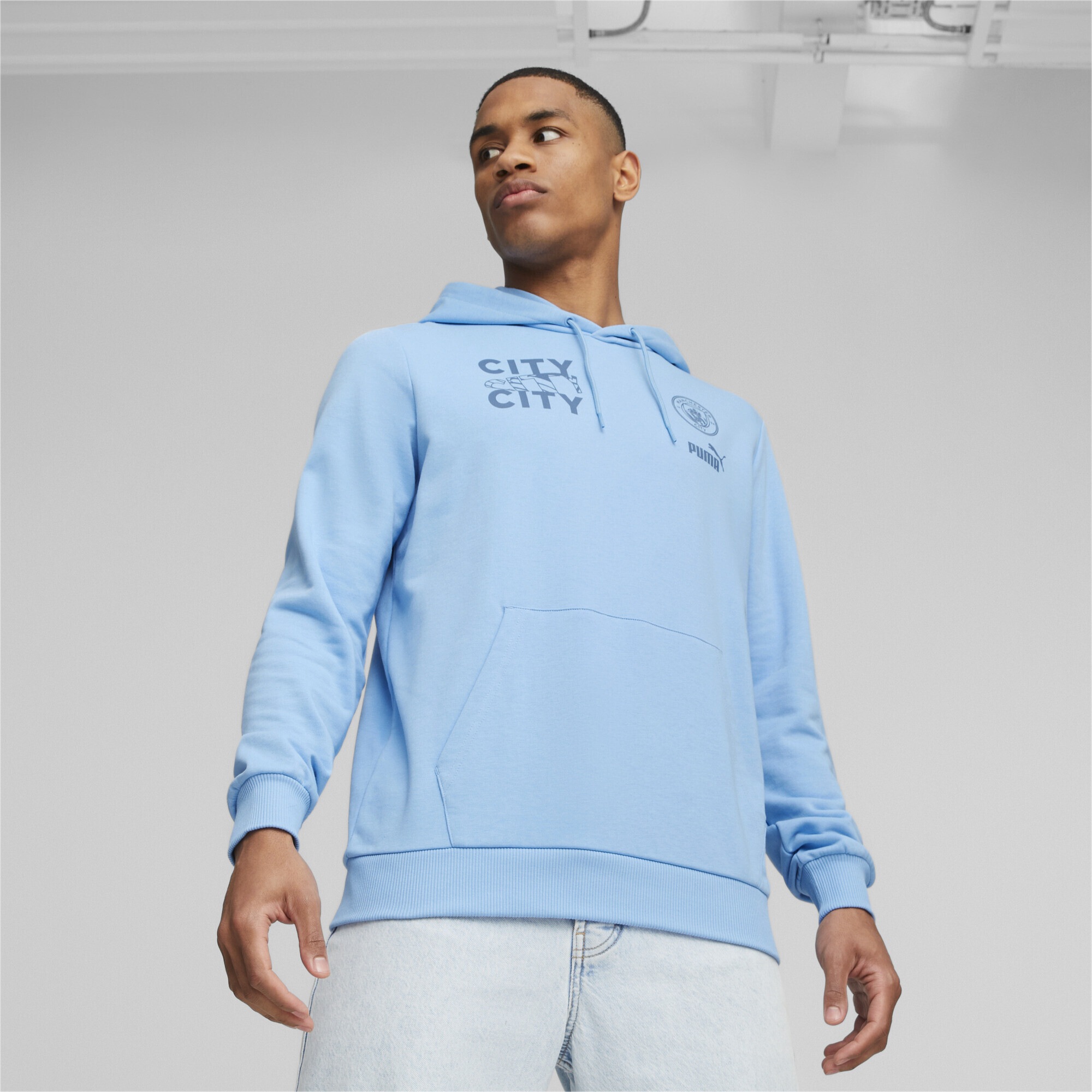 PUMA Sweatshirt »Manchester City FtblCore Hoodie Herren«