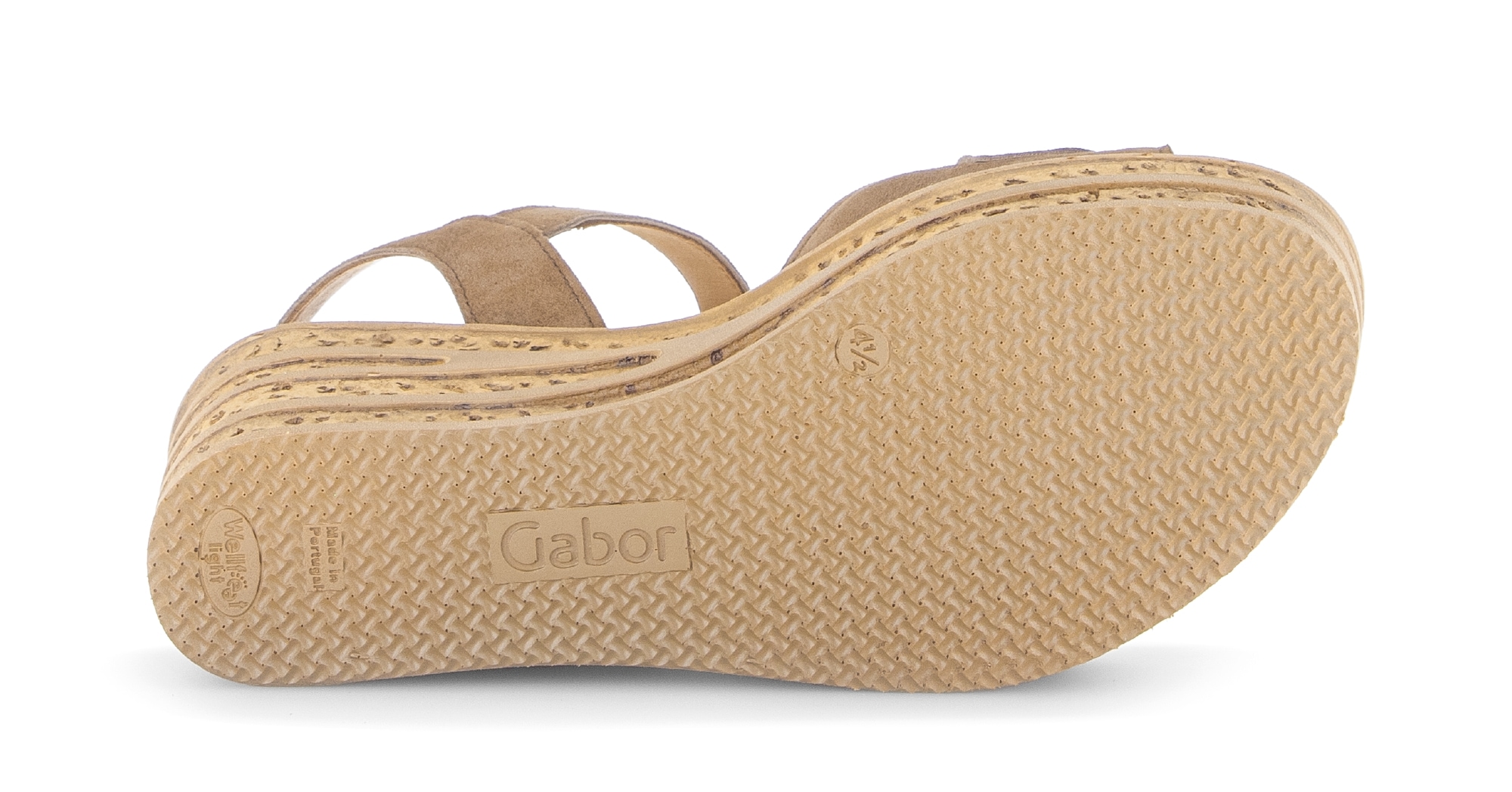 Gabor Keilsandalette  Plateau, Riemchensandale Sommerschuh mit ZIerschleife