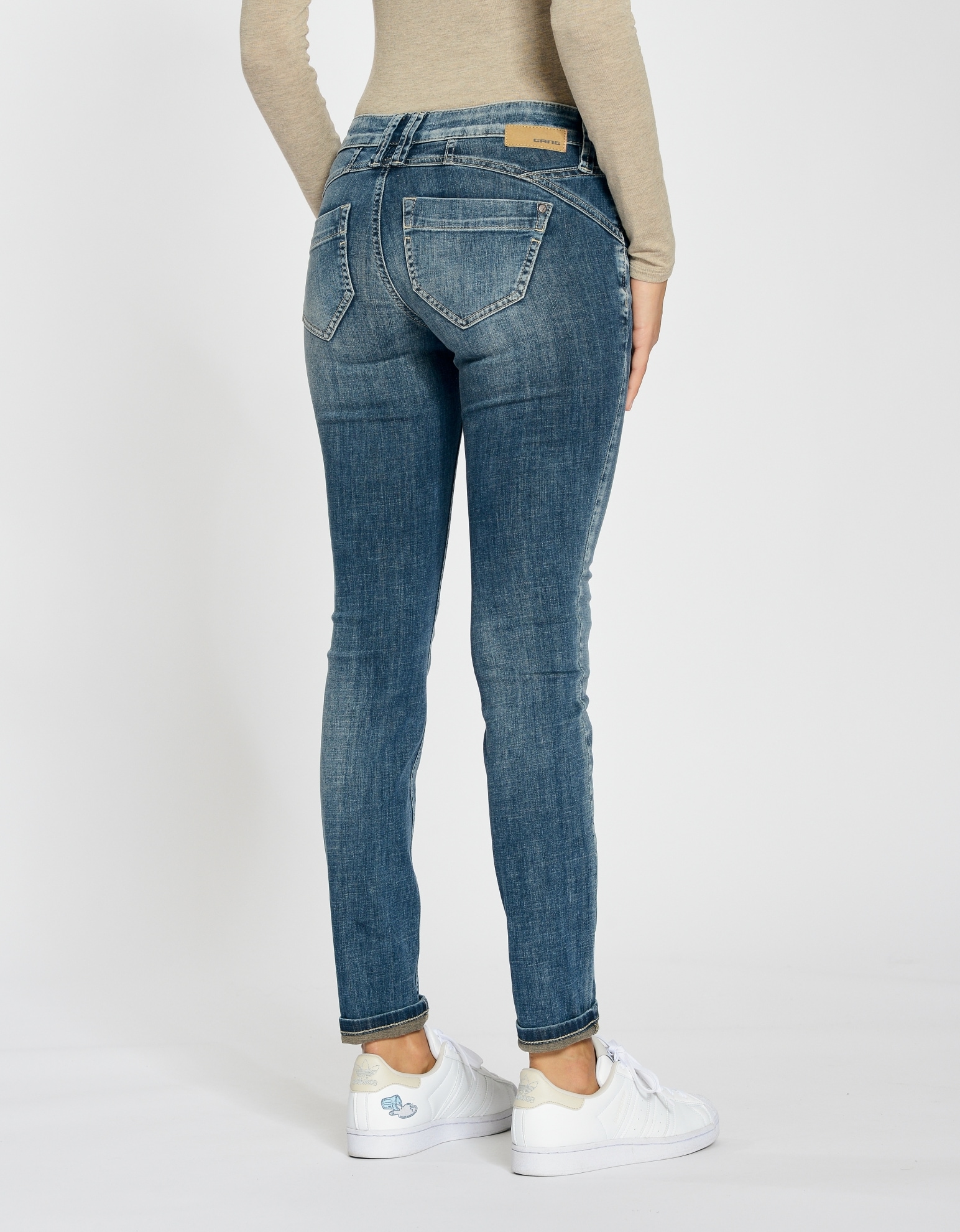 GANG Skinny-fit-Jeans "94NENA", mit modischer Waschung günstig online kaufen