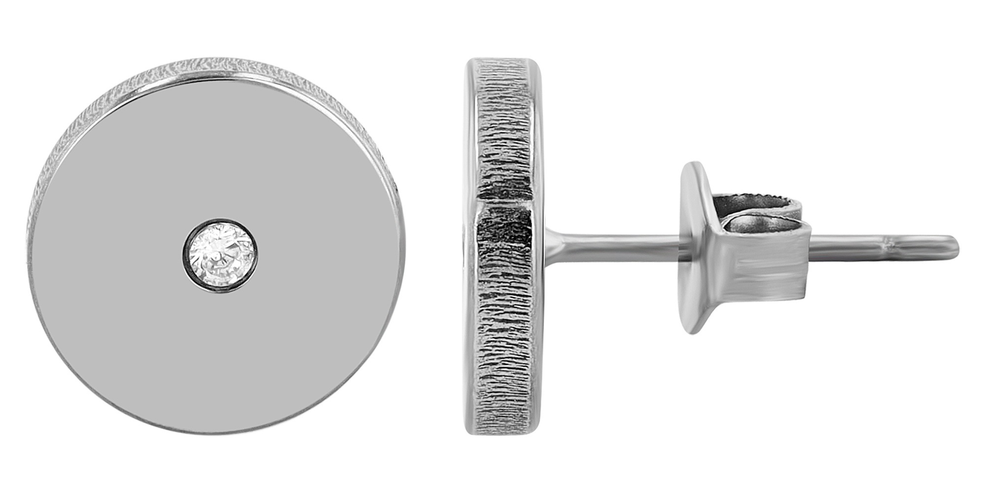 Adelia´s Paar Ohrhänger »Damen Ohrringe – Ohrstecker aus Titan mit Strass Steinchen« Zum Verschenken – ideal zum Weihnachten