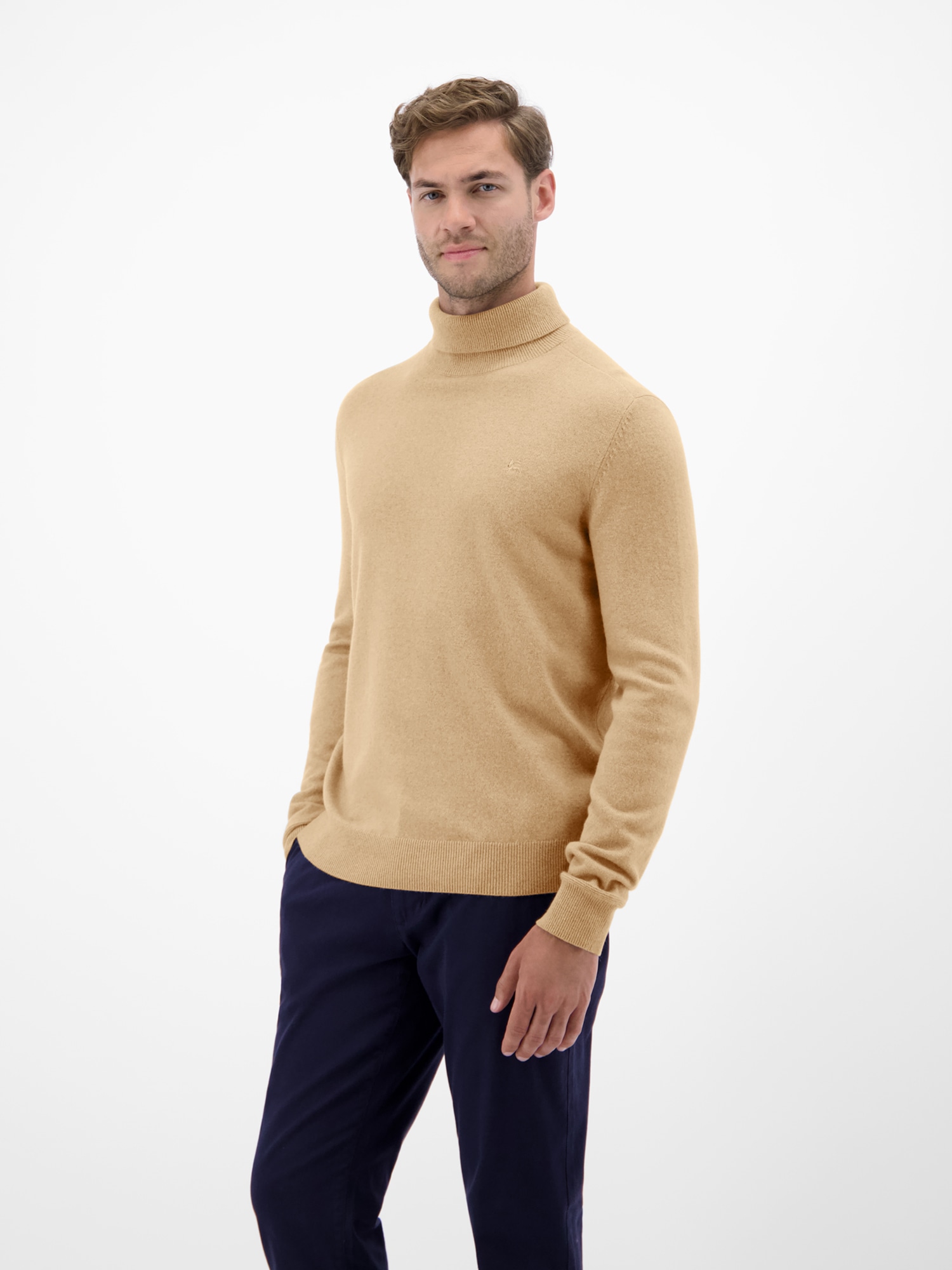 LERROS Rollkragenpullover »Herren Rollkragenpullover - lässige Optik, wärmender«