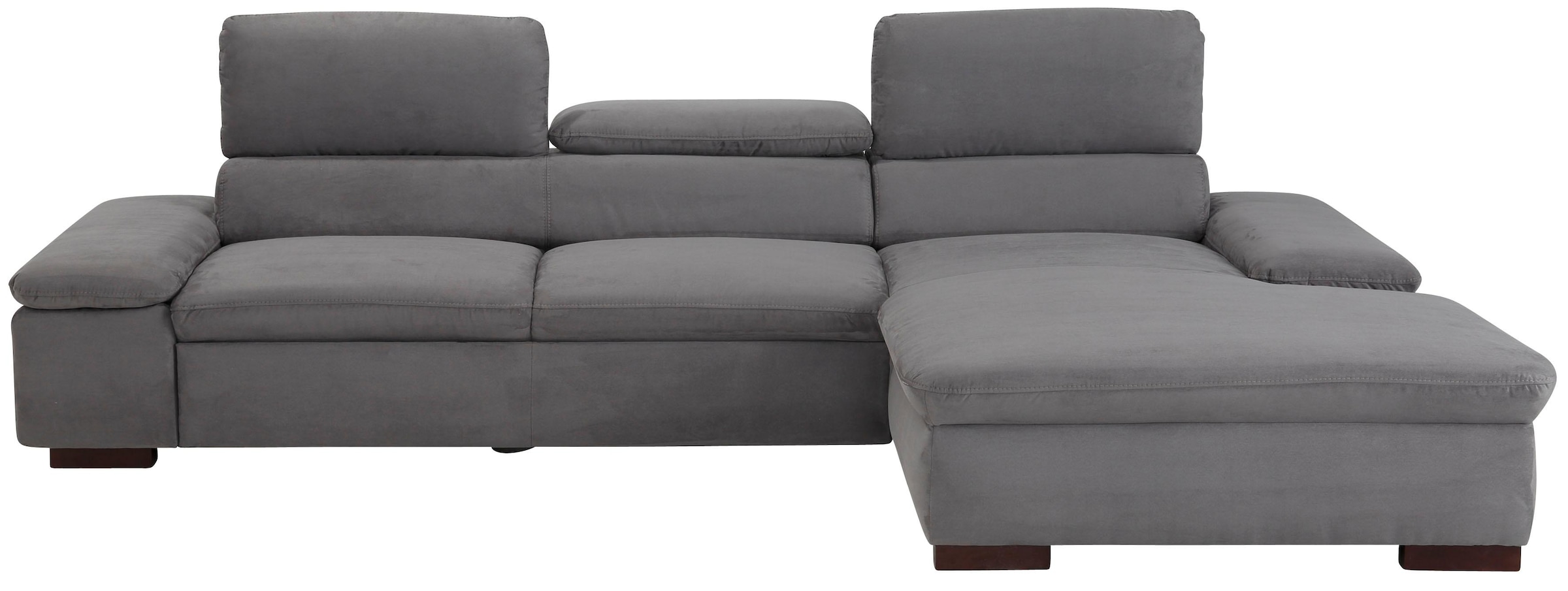 Home affaire Ecksofa »Alberto L-Form«, mit Kopfteilverstellung, wahlweise mit Bettfunktion
