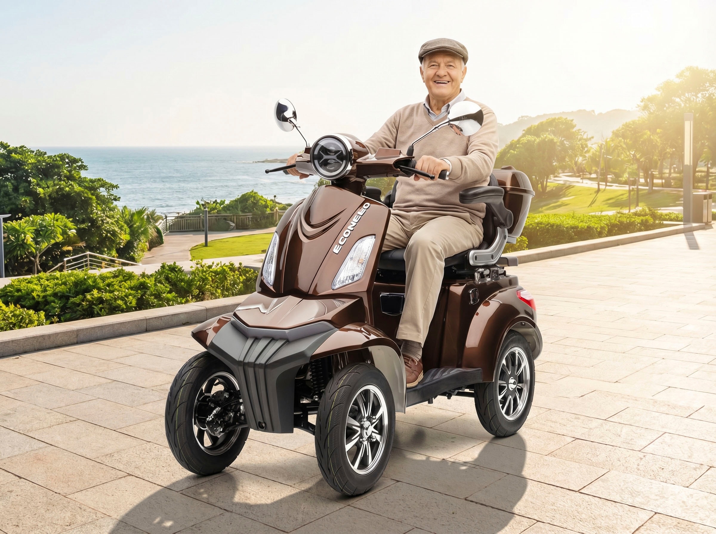 ECONELO Elektromobil »E-Seniorenmobil MAXXI 4.0, Blei-Akku, 4-Rad, 60V, 1000 Watt« 1.000 W 25 km/h