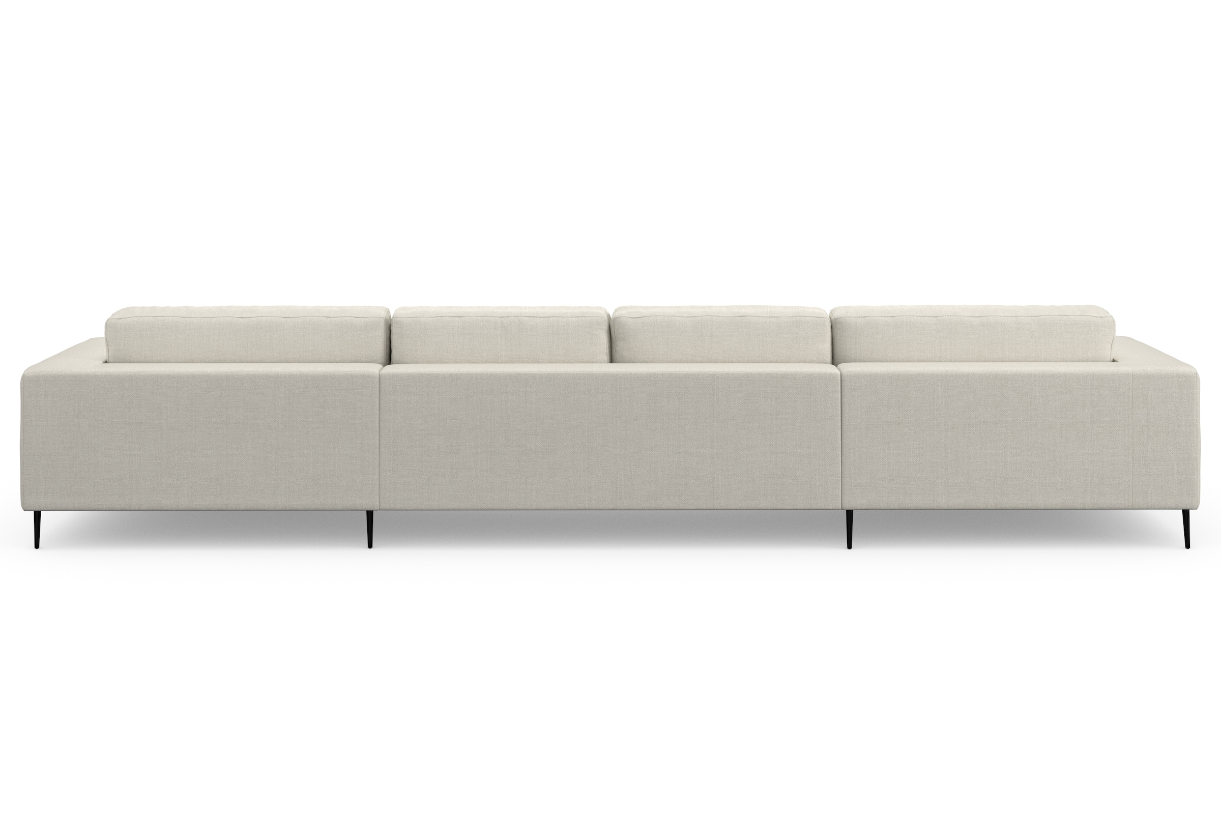 DOMO collection Wohnlandschaft »Modica U-Form«, XXL, in moderner Optik mit, 2 großzügigen Recamieren, auch in Cord