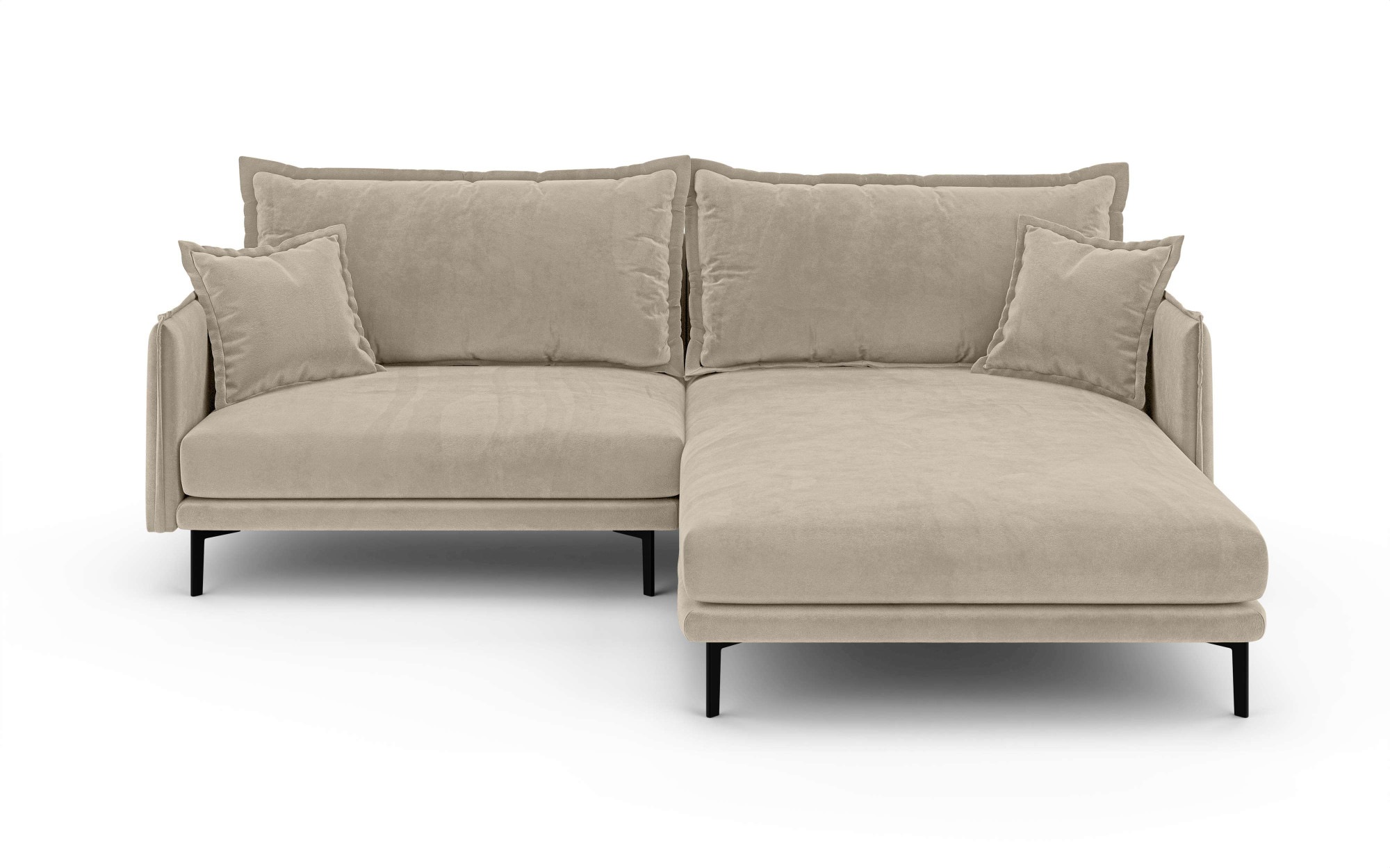 Home affaire Ecksofa "ALEXANDRIA mit Recamiere rechts oder links bestellbar günstig online kaufen