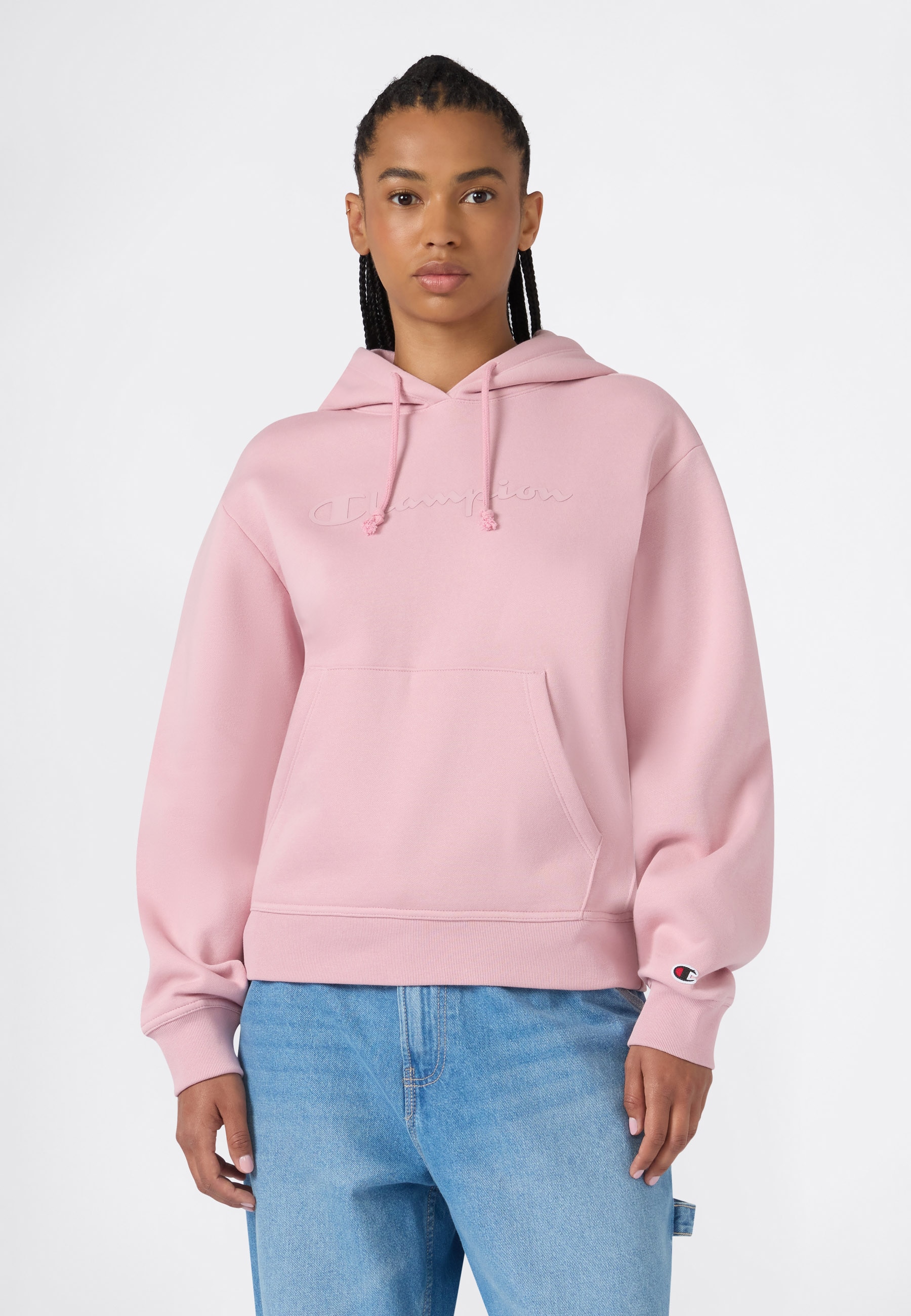 Champion Kapuzensweatshirt "SPORTWEAR HOODIE Standard Fit", mit Langarm-Design, aus Baumwolle und Polyester, Standard Fit