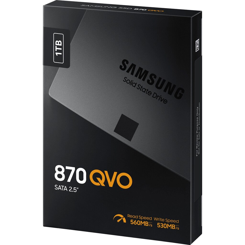 Samsung interne SSD »870 QVO«, 2,5 Zoll, Anschluss SATA III