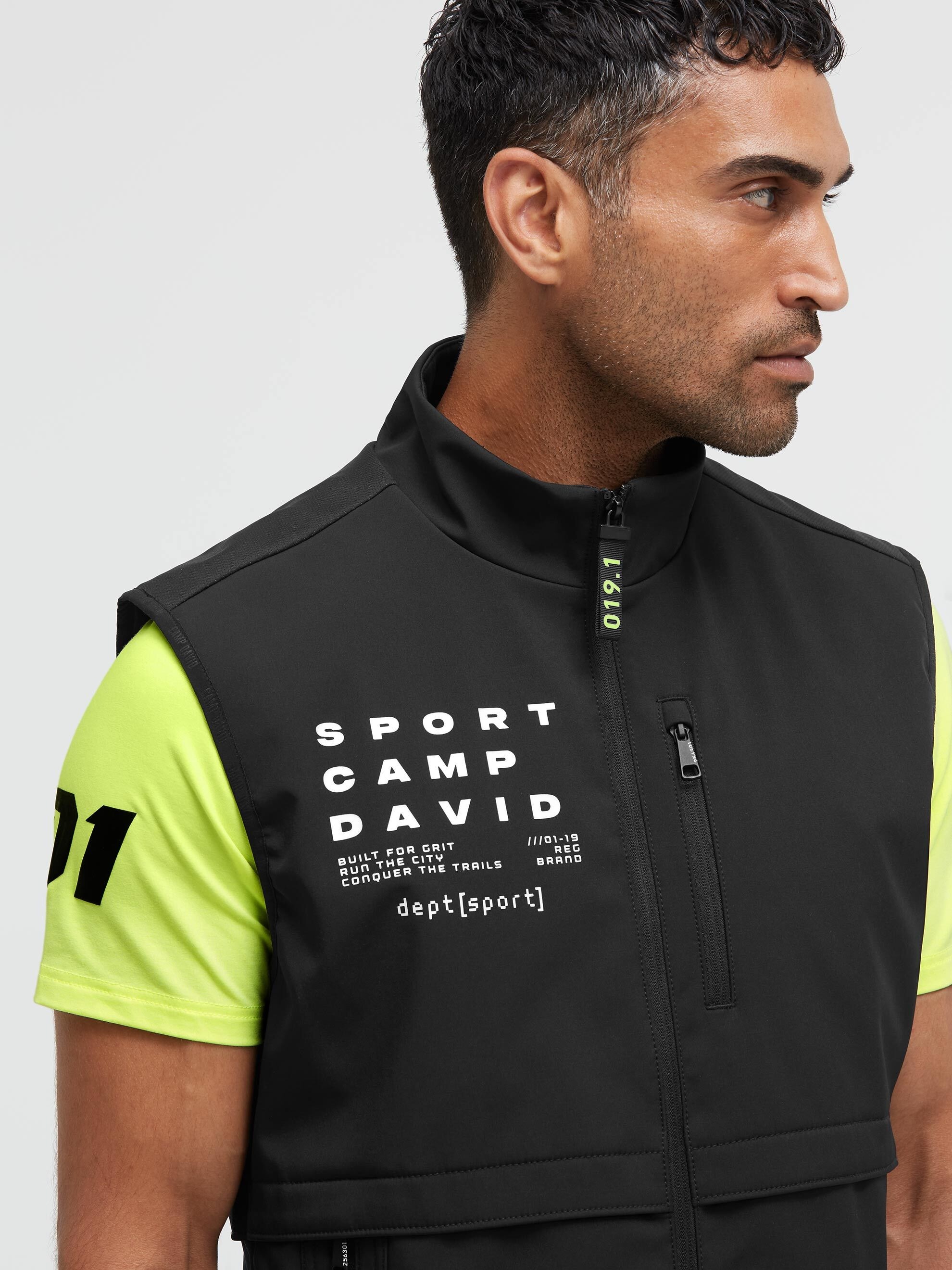 CAMP DAVID Softshellweste mit Innentasche