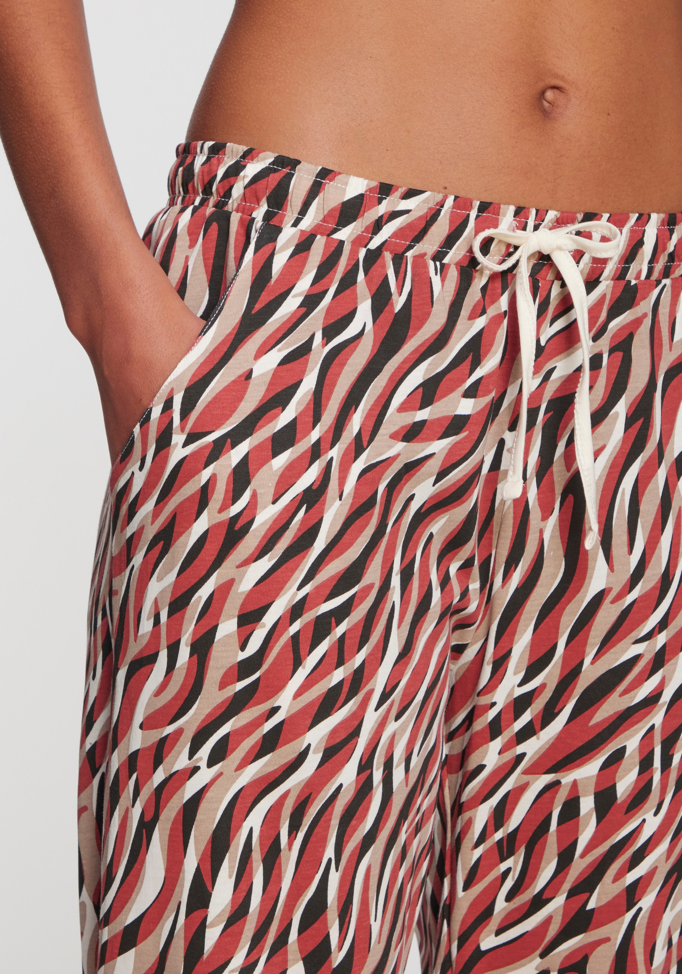 Vivance Dreams Pyjamahose, mit elastischem Hosensaum