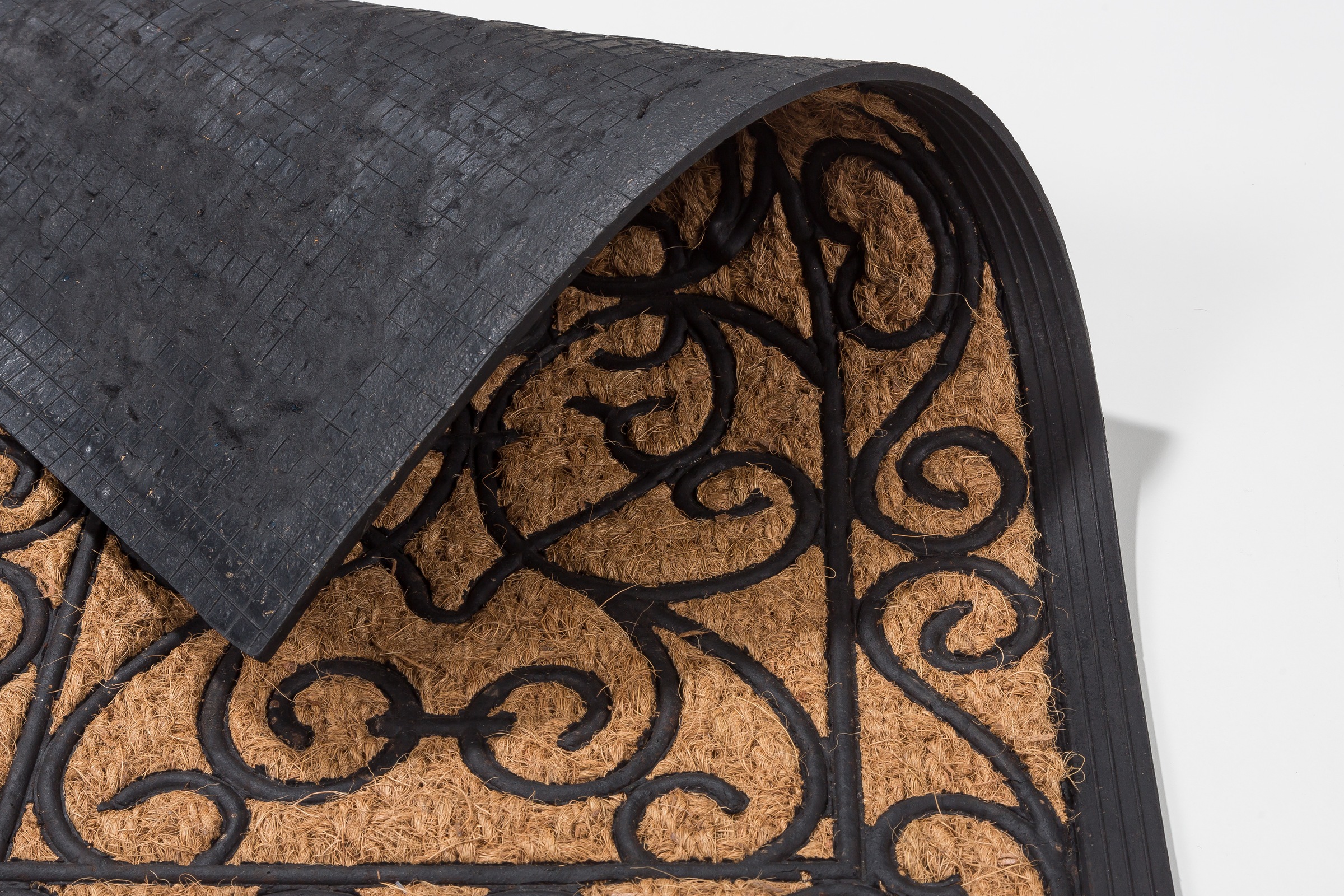 Thumbnail - ASTRA Fußmatte "Coco Deluxe Light" rechteckig 8 mm Höhe Türmatte, Kokos, rutschfest, schmutzabweisend, In und Outdoor