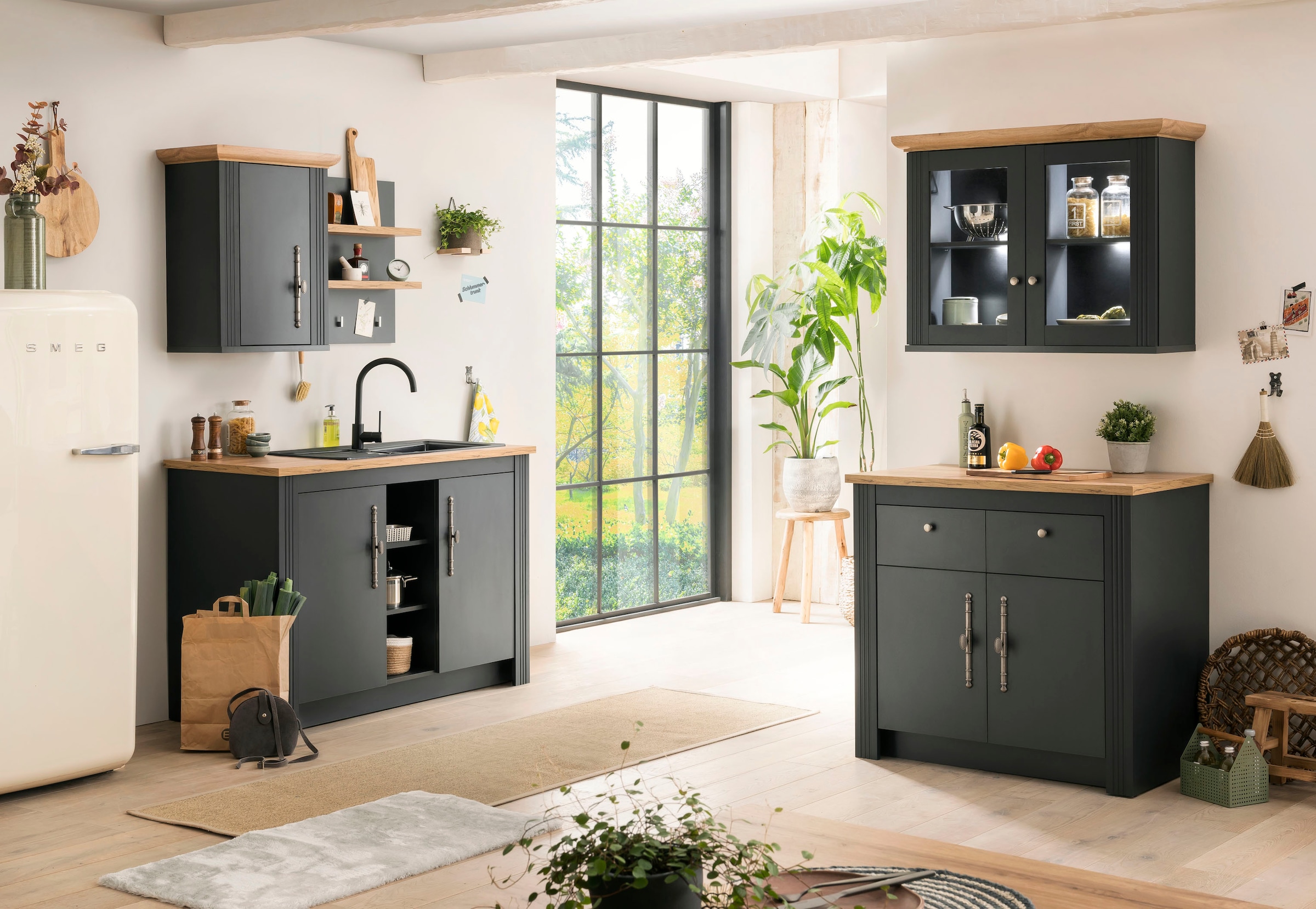 KOCHSTATION Küche »KS-Westminster«, Breite 226 cm, ohne E-Geräte