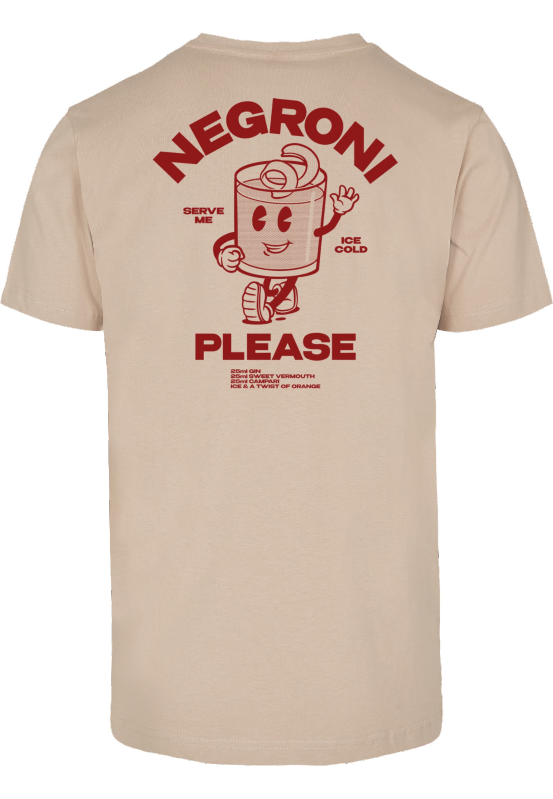 MisterTee T-Shirt "MisterTee Negroni Please Tee" 1 Stk. günstig online kaufen