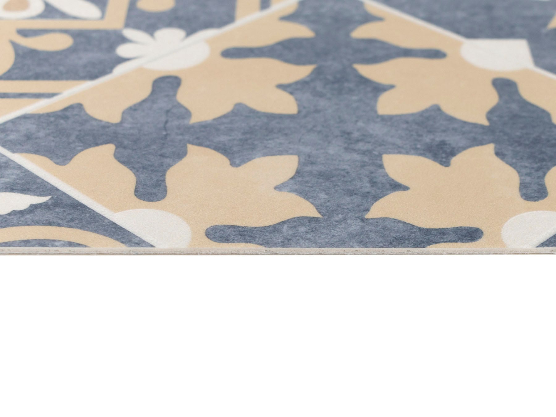 Primaflor-Ideen in Textil Fliesenoptik Küche Läufer »Küchenläufer Vinyl-Läufer | BAUR Motiv VERSAILLE«, rechteckig, abwischbar, aus Ornamente, Vinyl