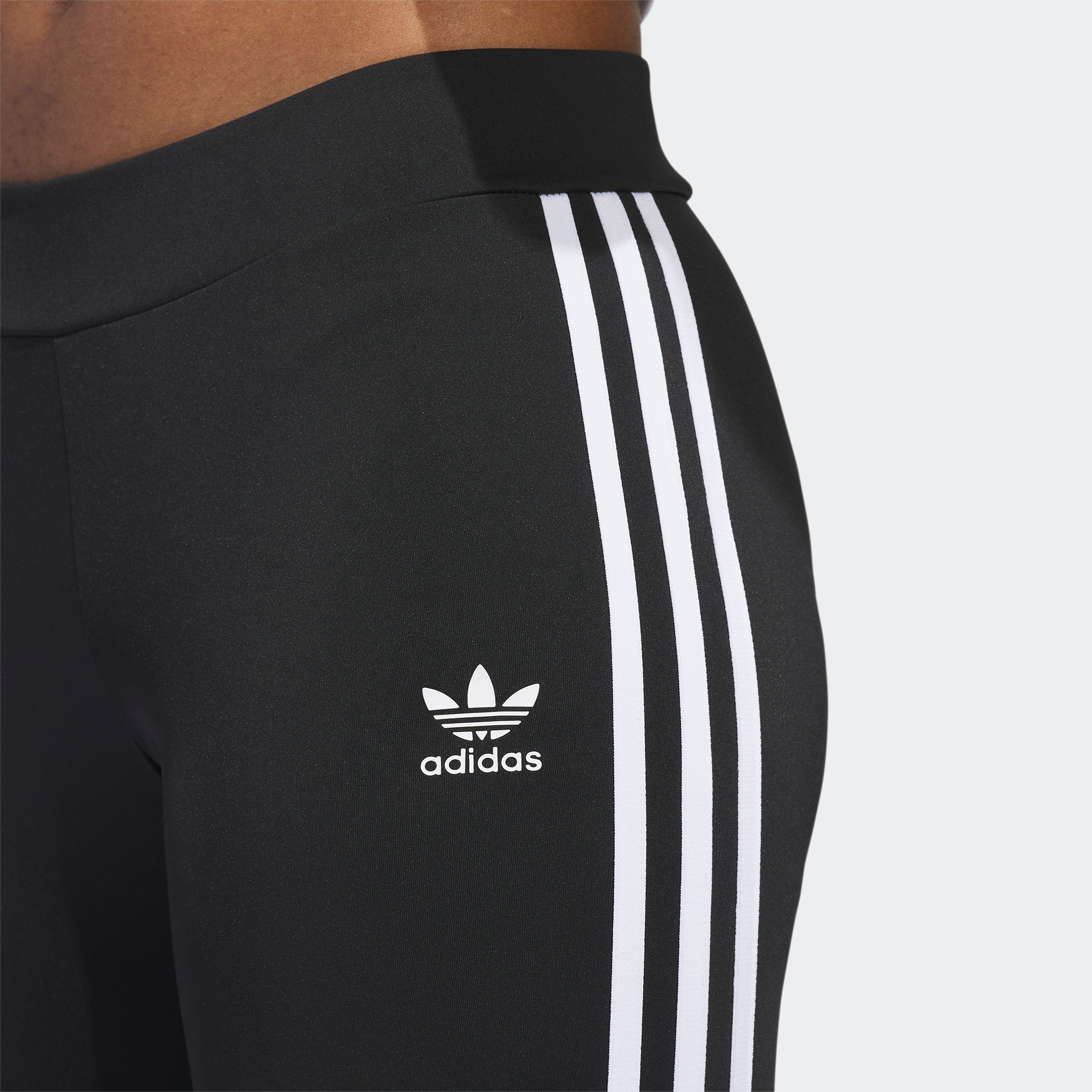 Thumbnail - adidas Originals Leggings "FLARED" mit ausgestelltem Bein, sportliche 3-Streifen, stretchiges Material