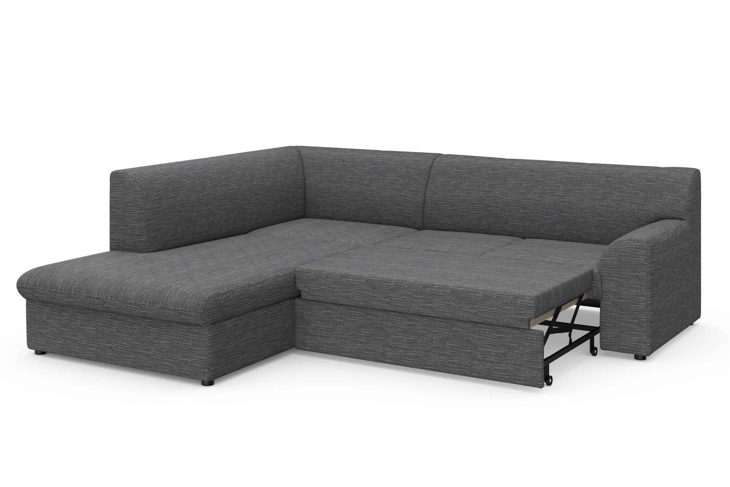 DOMO collection Ecksofa »Topper zeitlos elegant, kompakte Stellmaße, OTTOs Choice, L-Form«, mit Ottomane, wahlweise mit Schlaffunktion