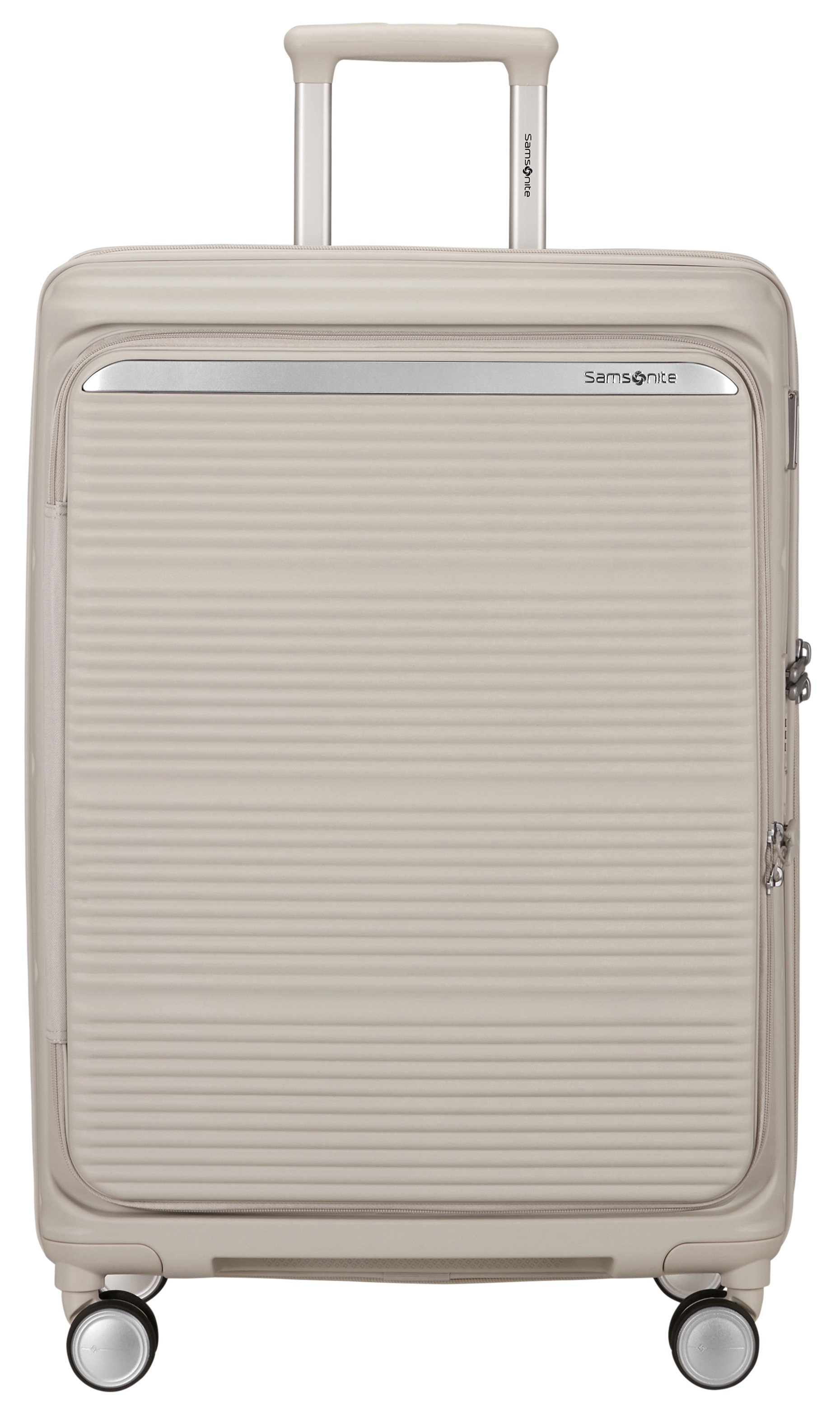 Thumbnail - Samsonite Hartschalen-Trolley "PARALUX, verschiedene Größen und Farben" 72 l 4 Rollen Reisegepäck mit Frontfach Packwürf...