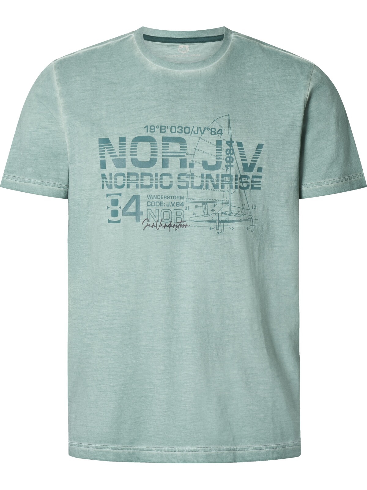 Jan Vanderstorm Rundhalsshirt "T-Shirt ADRITAR" günstig online kaufen