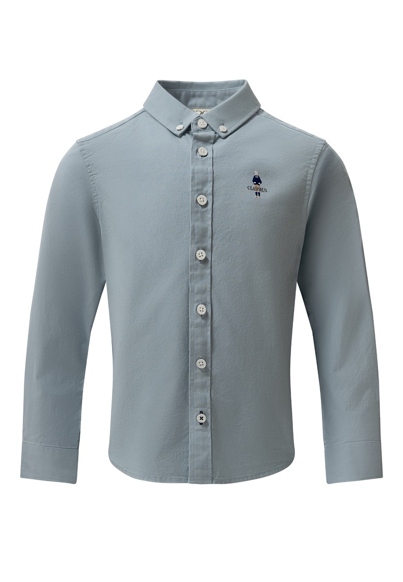 kaufen junior BAUR Taschen Langarmhemd, mit | GIORDANO aufgesetzten
