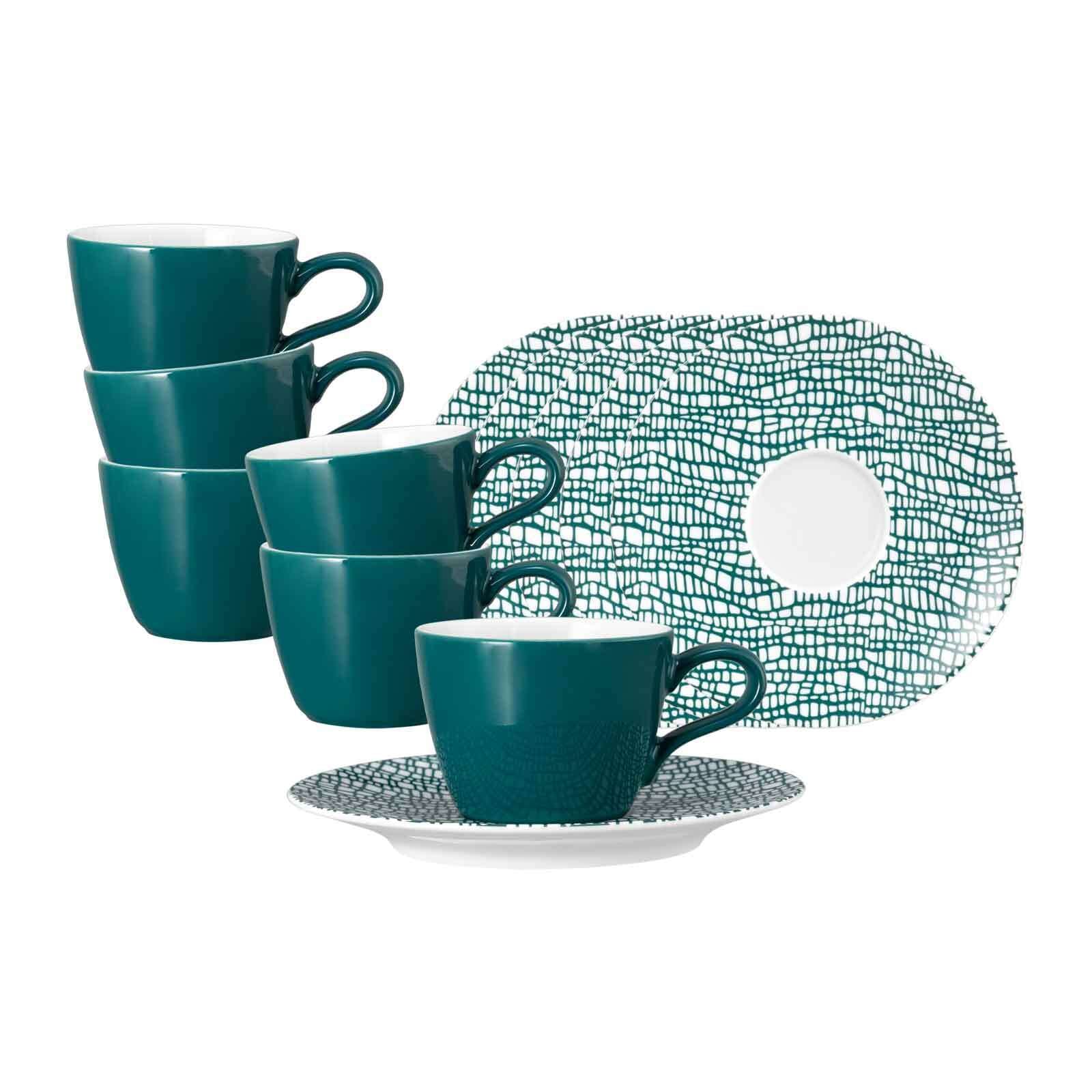 Seltmann Weiden Tasse "Espressotassen mit Untertassen Life Fashion 90 ml 6e günstig online kaufen