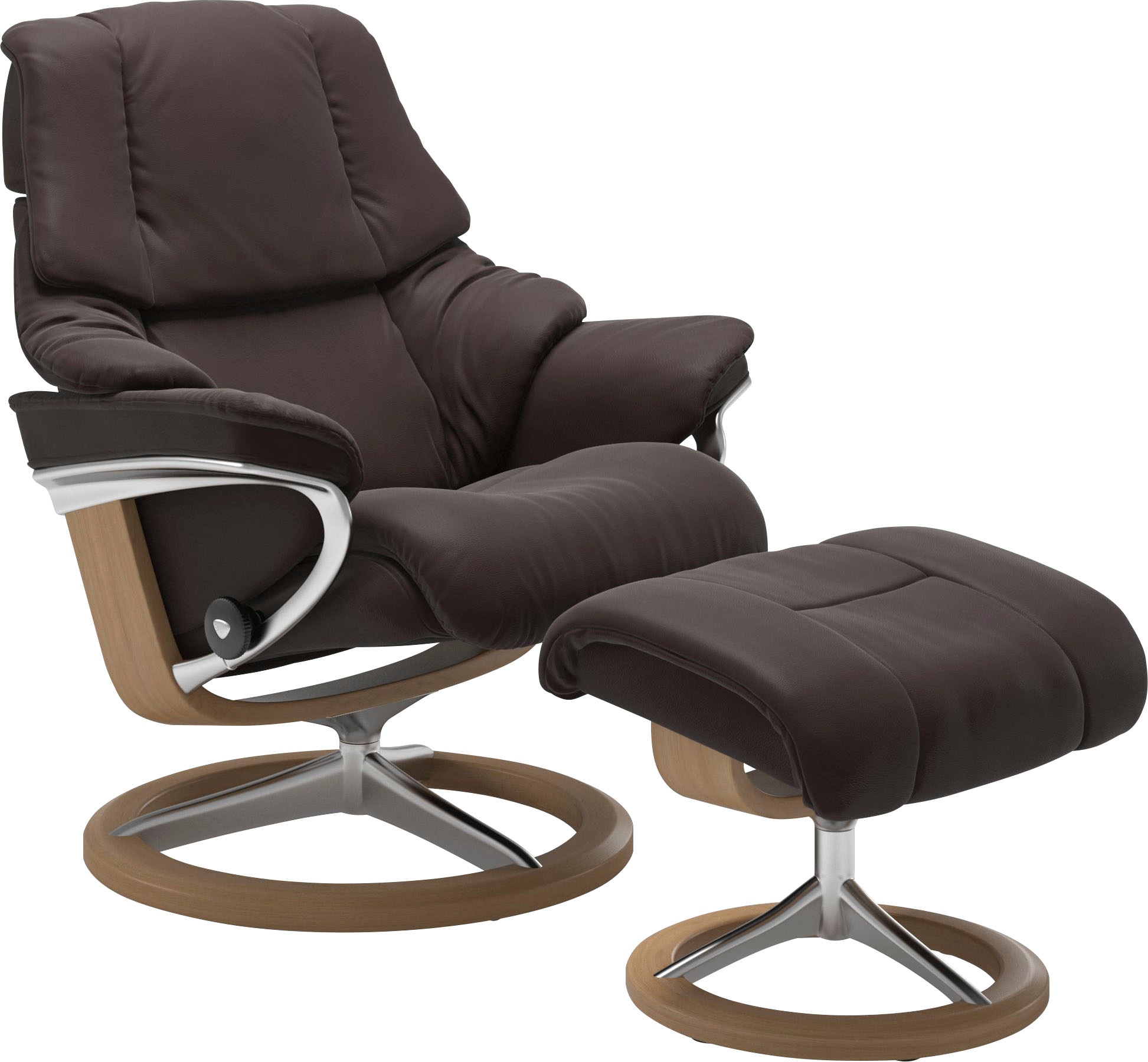 Stressless® Relaxsessel »Reno«, mit Signature Base, Größe S, M & L, Gestell Eiche