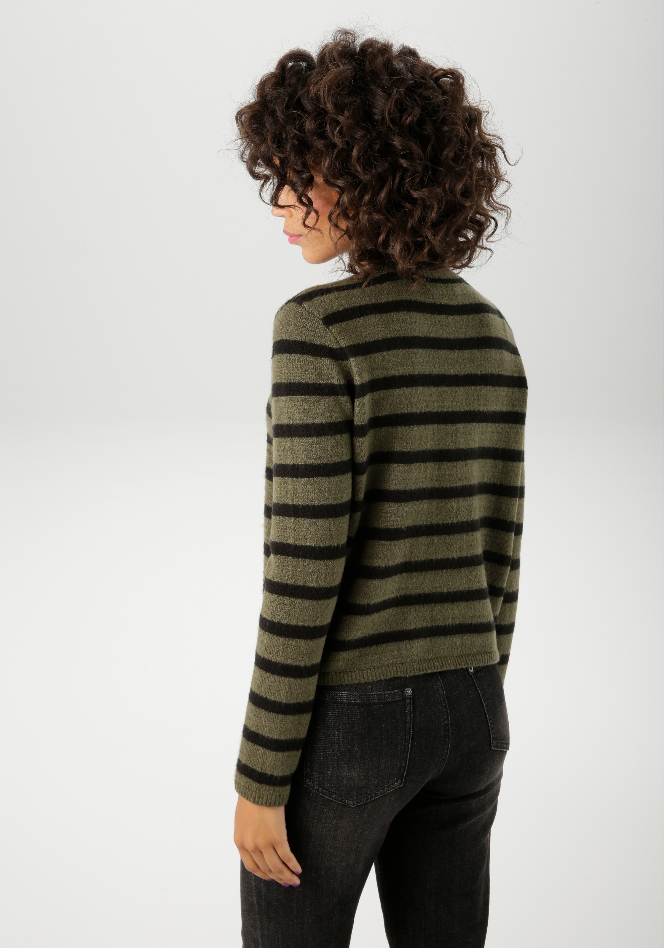 Aniston CASUAL Strickjacke, im Streifen-Dessin - NEUE KOLLEKTION günstig online kaufen