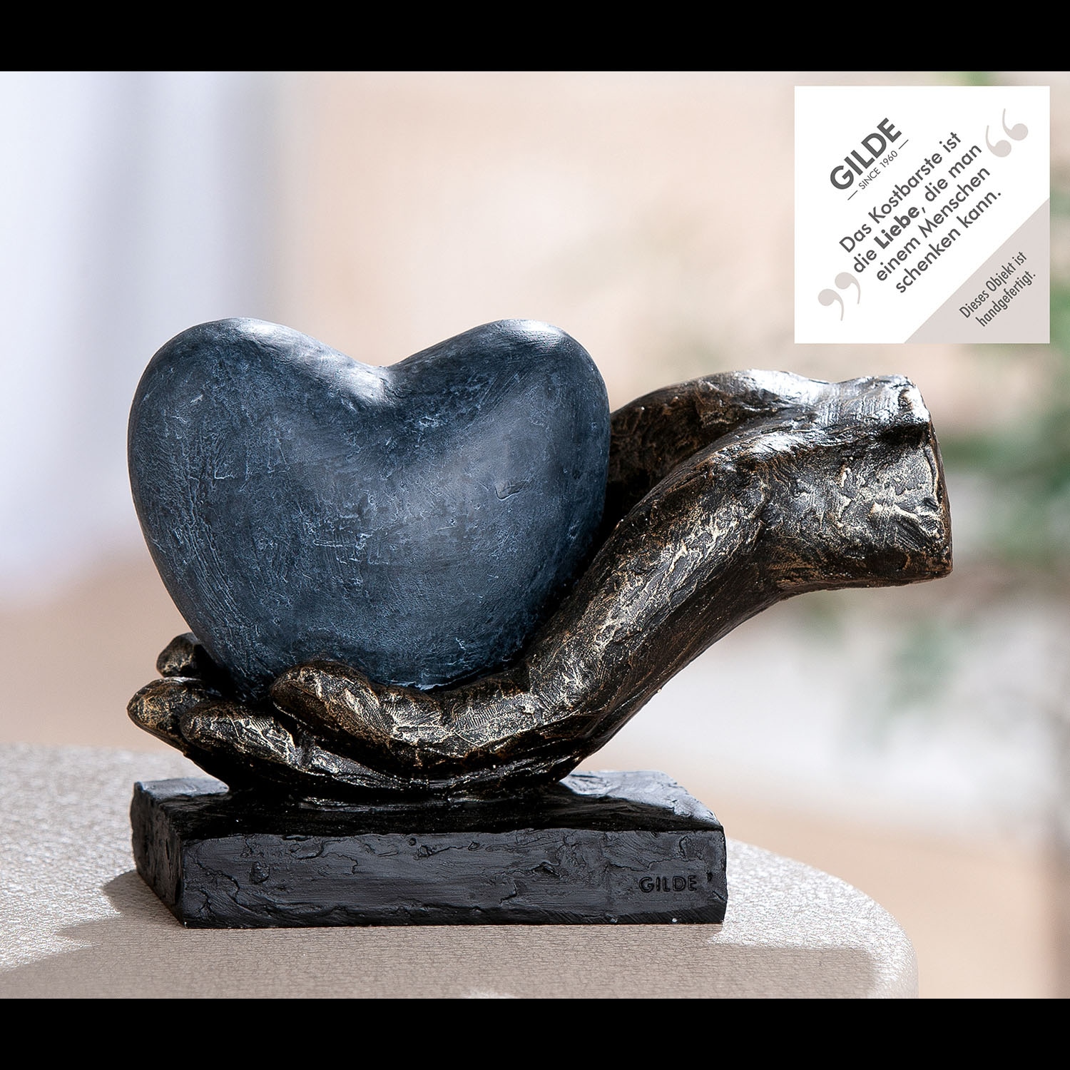 GILDE Skulptur »Skulptur Heart in your Hand«