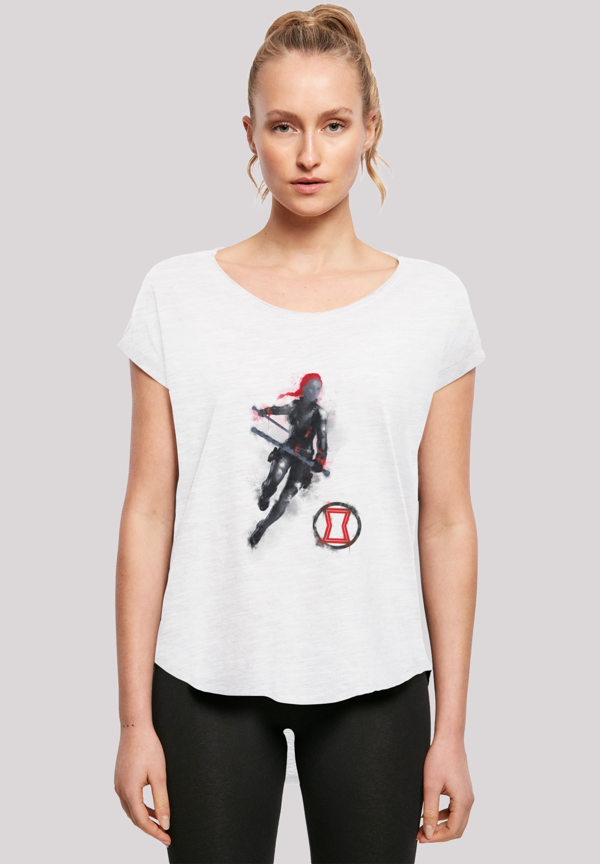 T-Shirt »Marvel Avengers Endgame Painted Black Widow«, Damen,Premium...