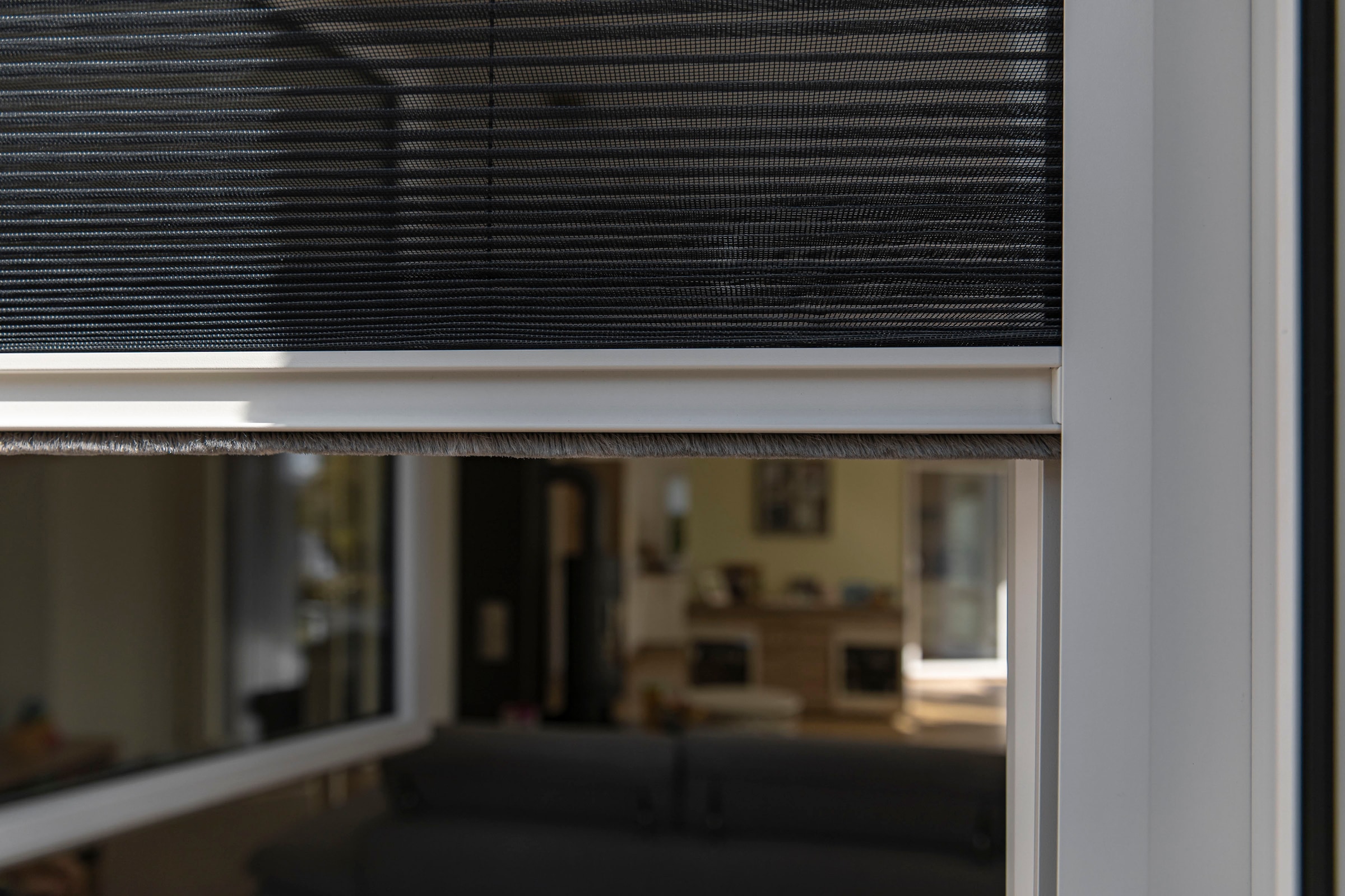 SCHELLENBERG Insektenschutz-Fensterrahmen »für Fenster«, Insektenschutzplissee, 140 x 150 cm, weiß, 70992