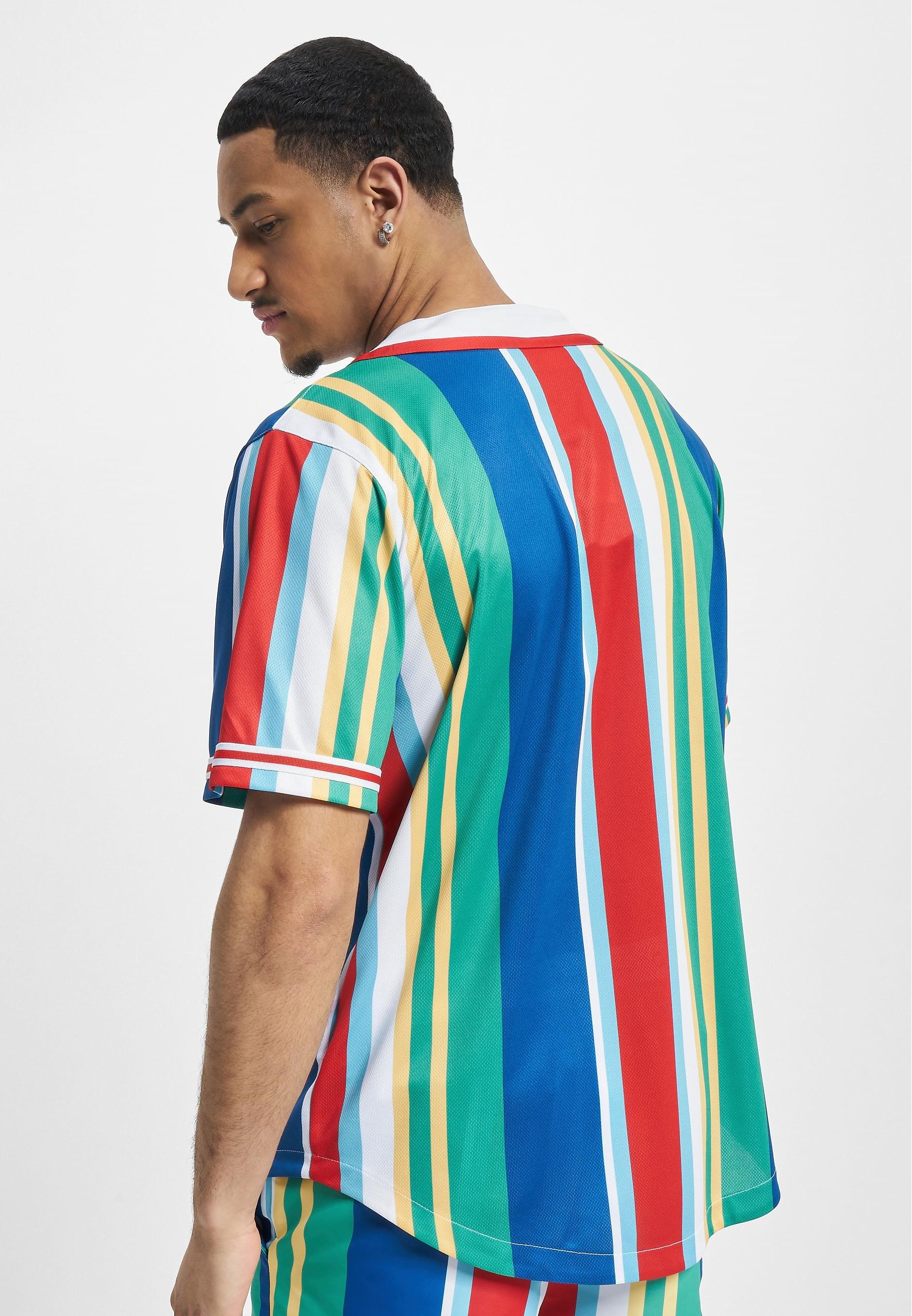 Karl Kani T-Shirt »Karl Kani Herren KM232-010-1 KK Varsity Striped Baseball Shirt«, (1 tlg.)