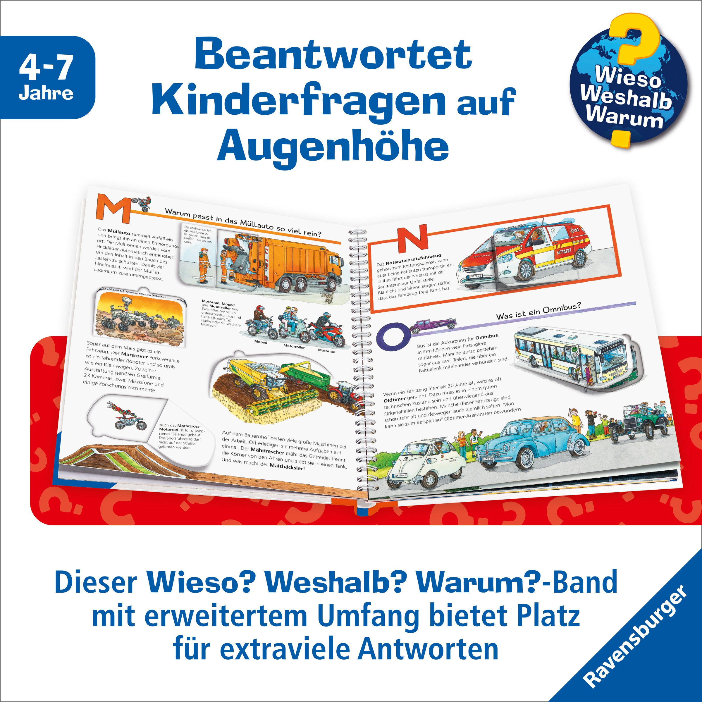 Ravensburger Kinderbuch »Wieso? Weshalb? Warum? Sonderband - Mein ABC der Fahrzeuge«