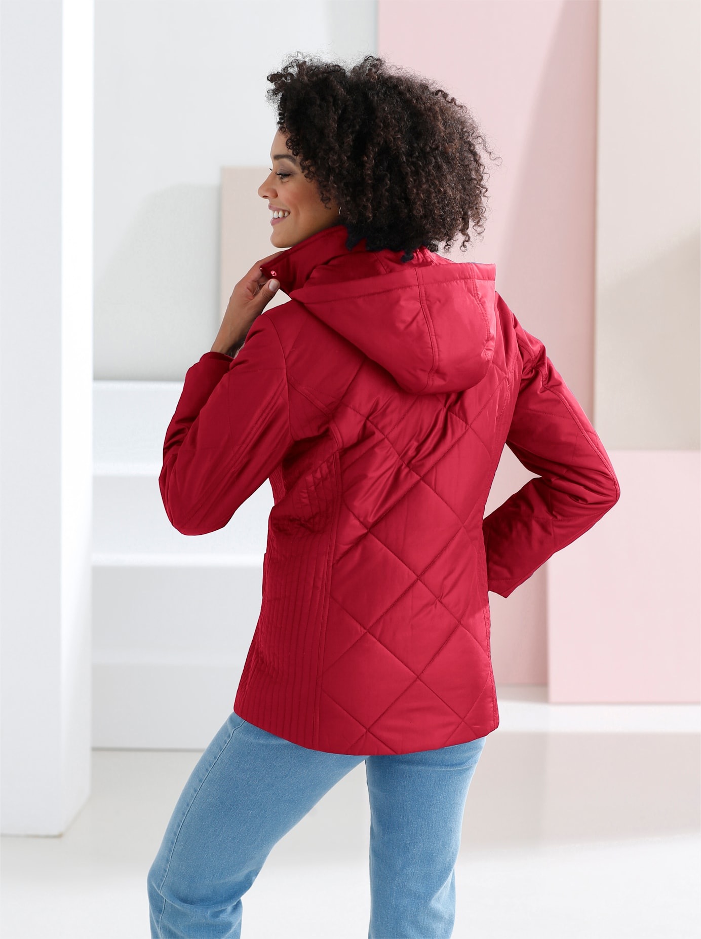 Classic Basics Langjacke mit Kapuze