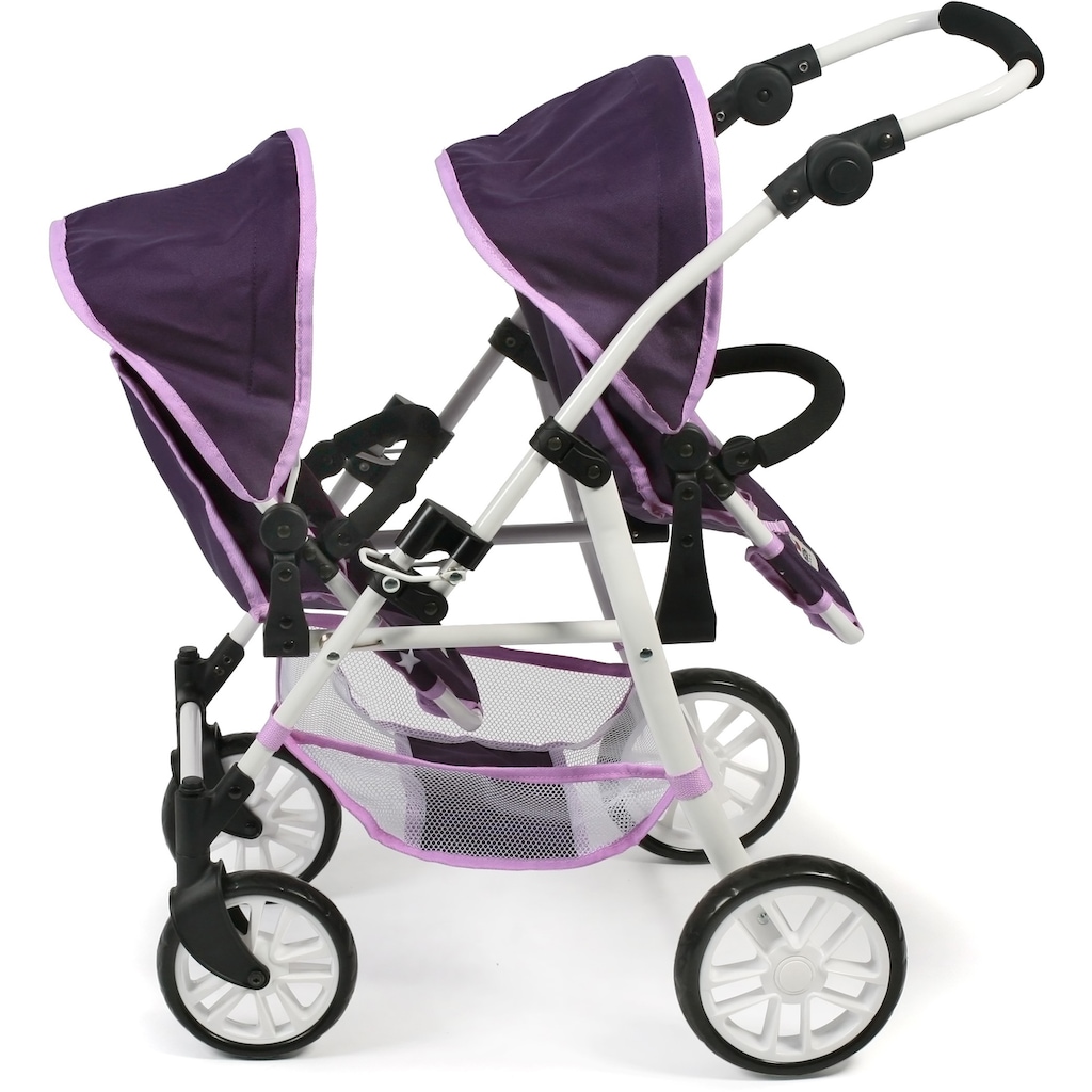 CHIC2000 Puppen-Zwillingsbuggy »Twinny, Stars Lila«