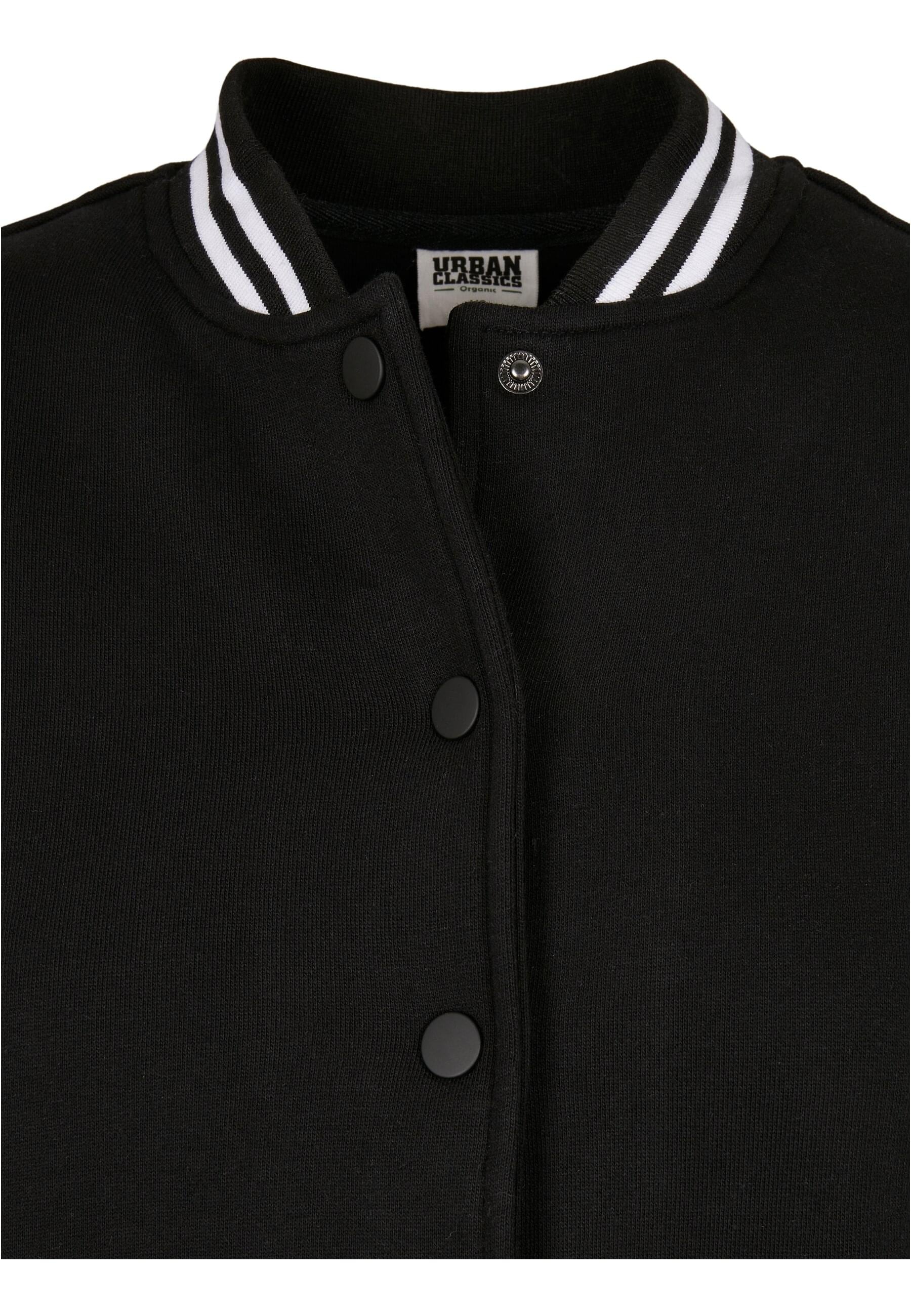URBAN CLASSICS Collegejacke »Urban Classics Damen Ladies Organic Inset College Sweat Jacket«, (1 St.), ohne Kapuze